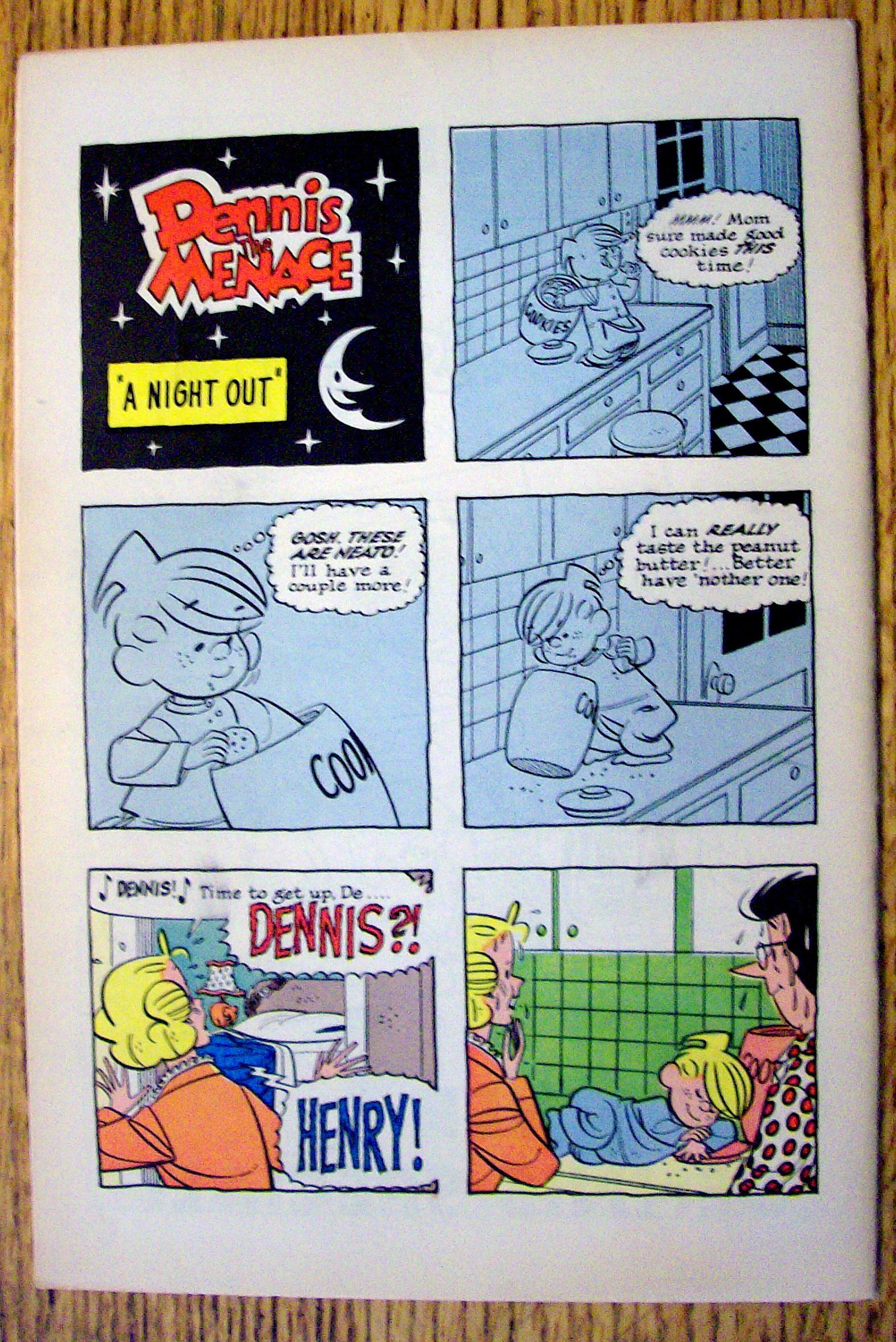Dennis The Menace Comic #53-August 1961-A Night Out