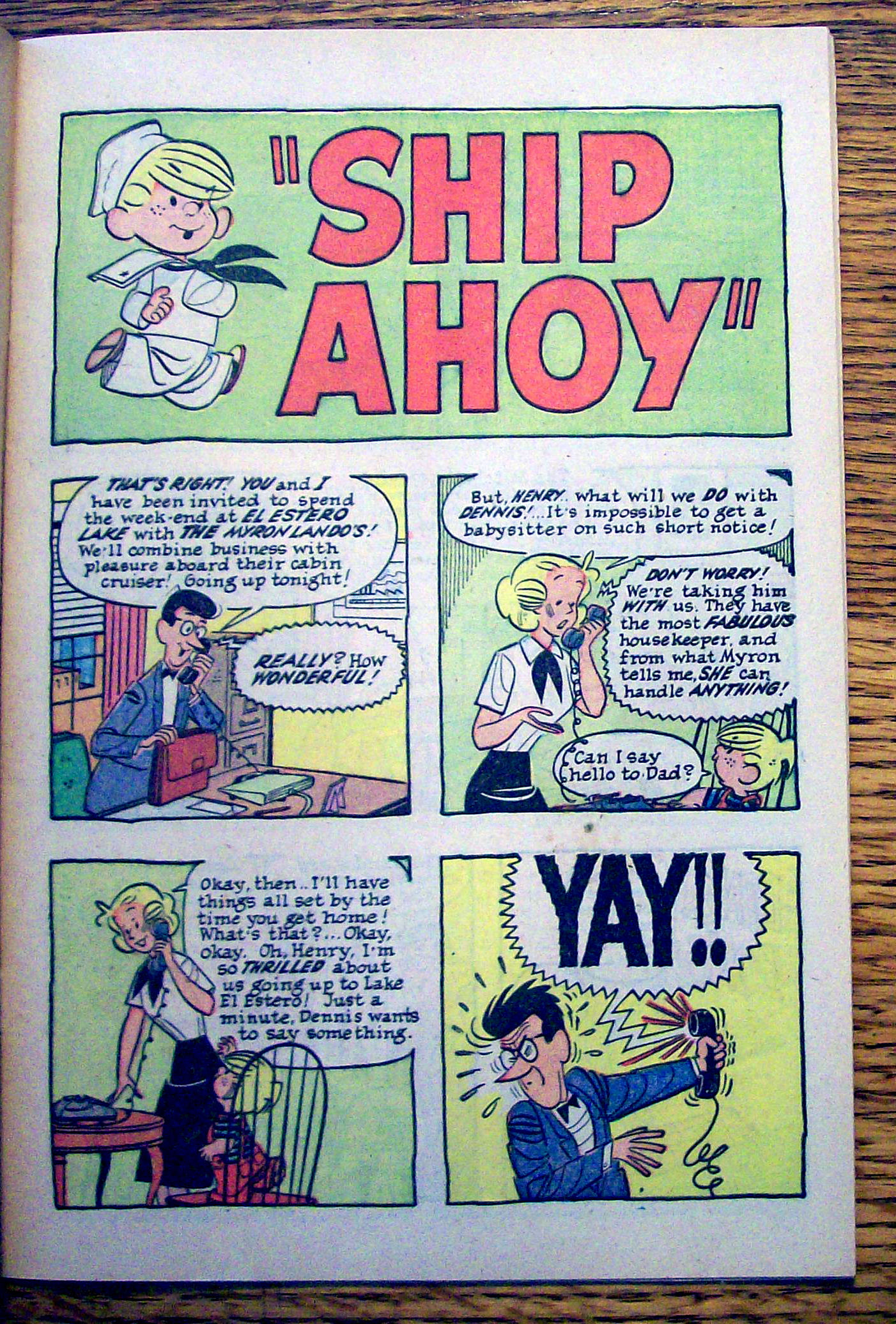 Dennis The Menace Comic #53-August 1961-A Night Out