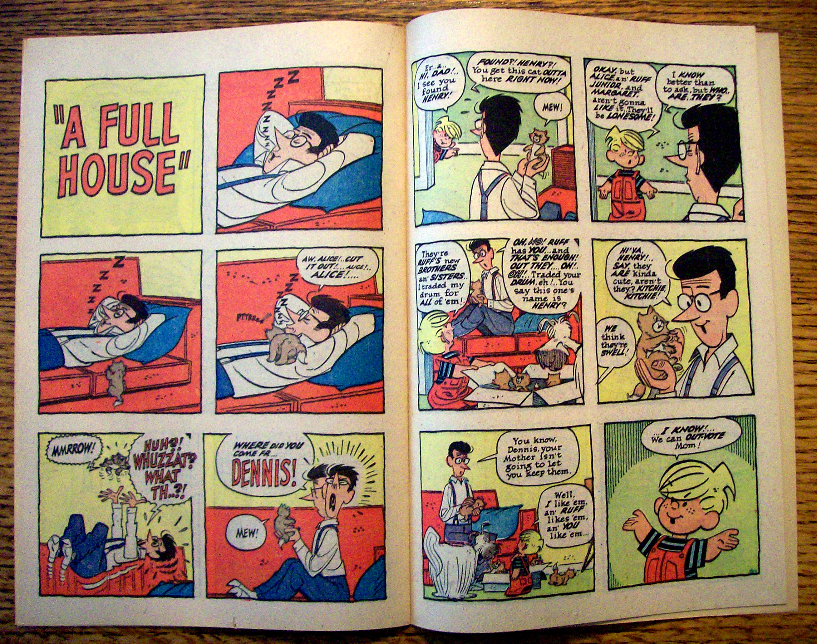 Dennis The Menace Comic #53-August 1961-A Night Out