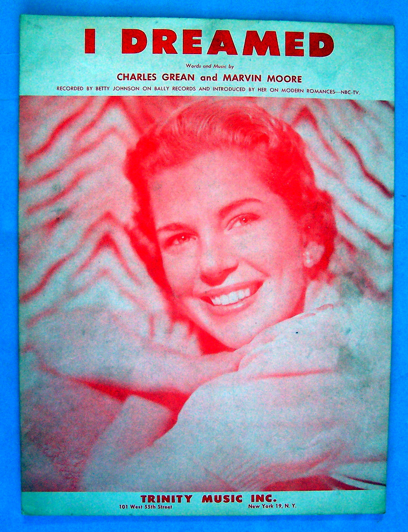 Sheet Music For 1956 I Dreamed