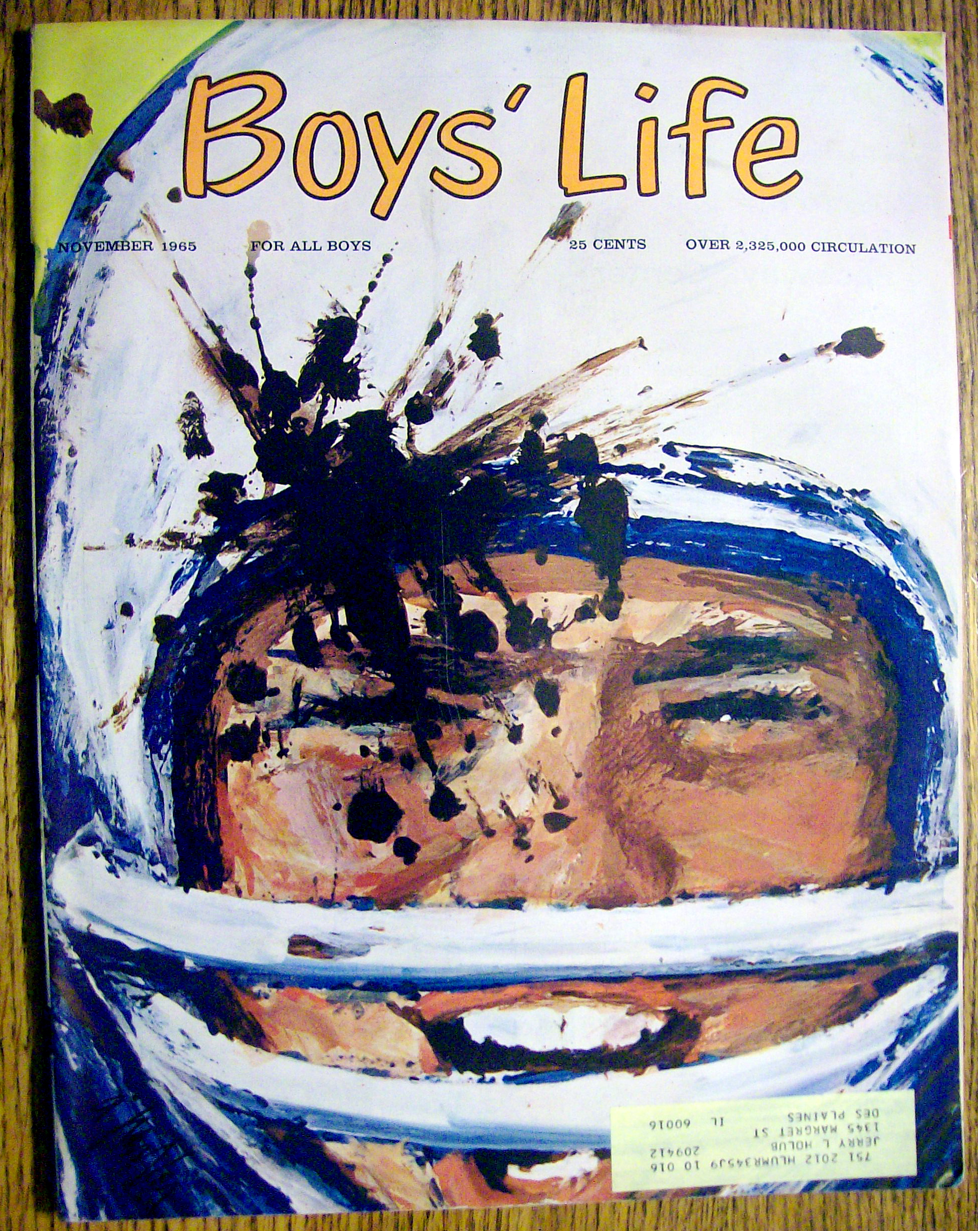 Boys Life Magazine-November 1965-Football