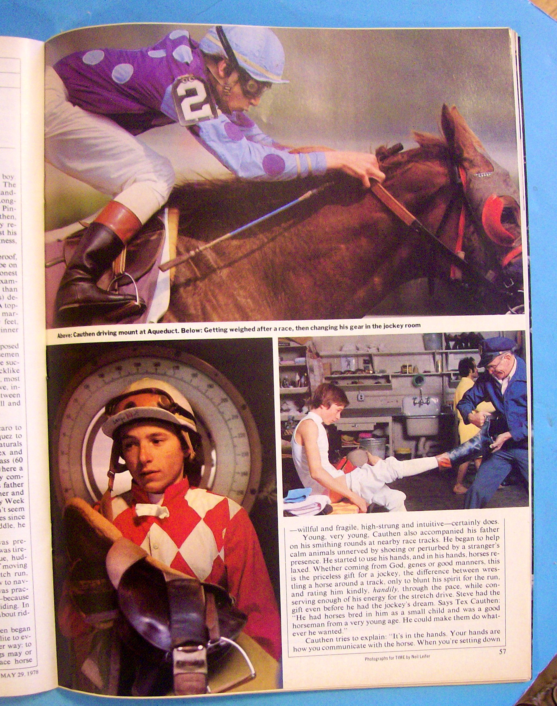 Time Magazine May 29, 1978 Steve Cauthen: A Born Winner