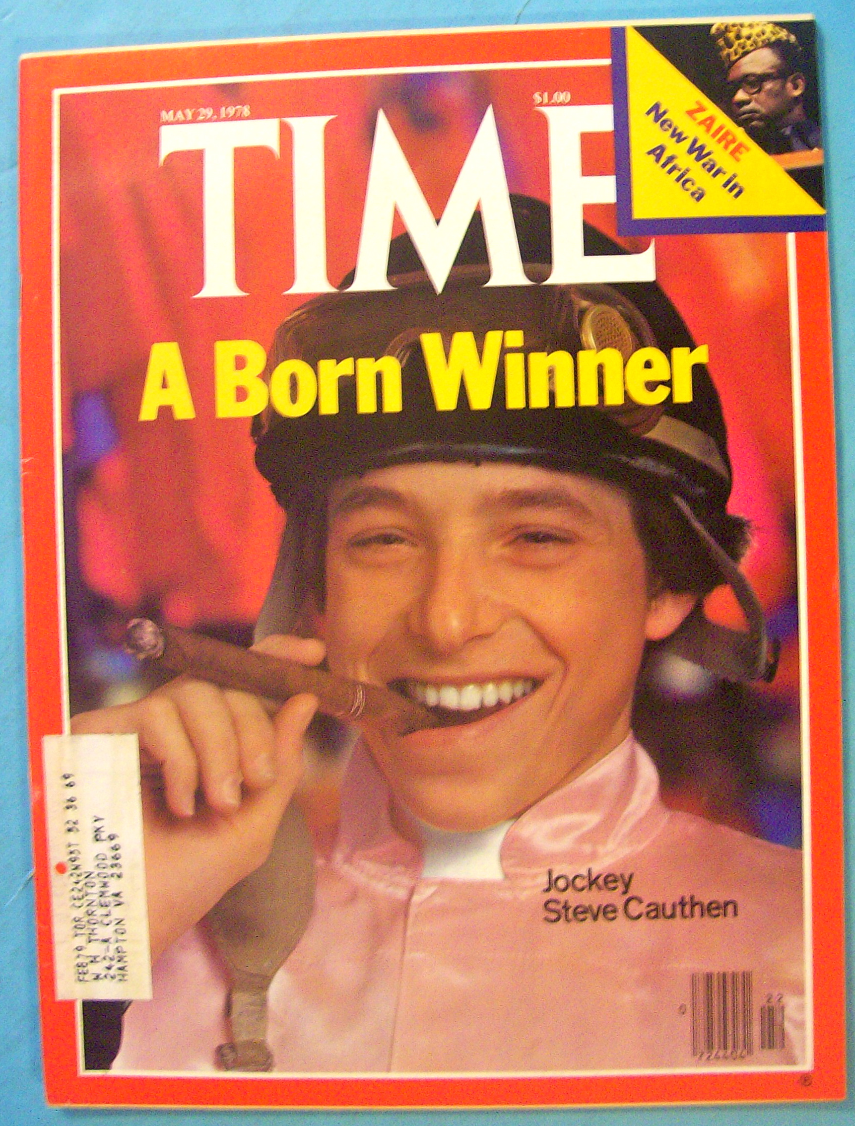 Time Magazine May 29, 1978 Steve Cauthen: A Born Winner