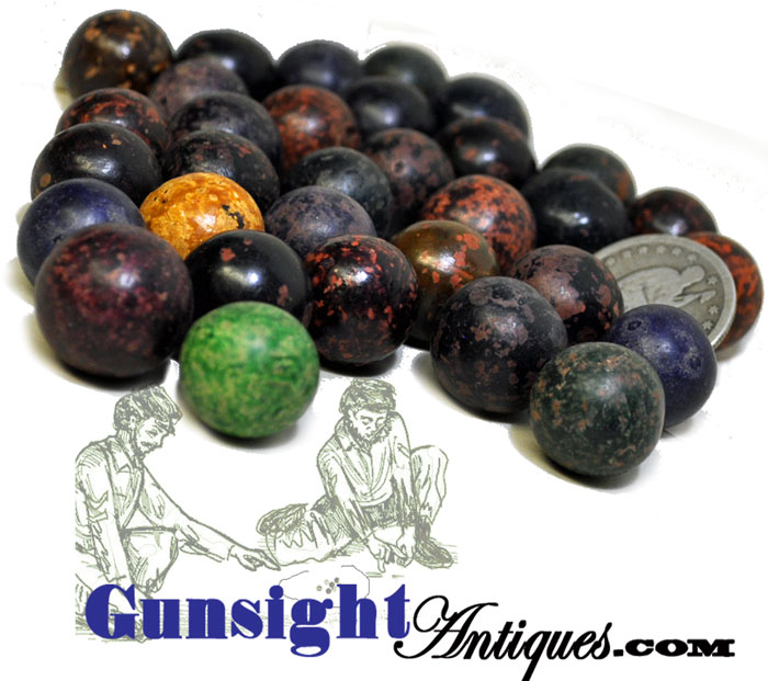 Antique – Clay MARBLES
