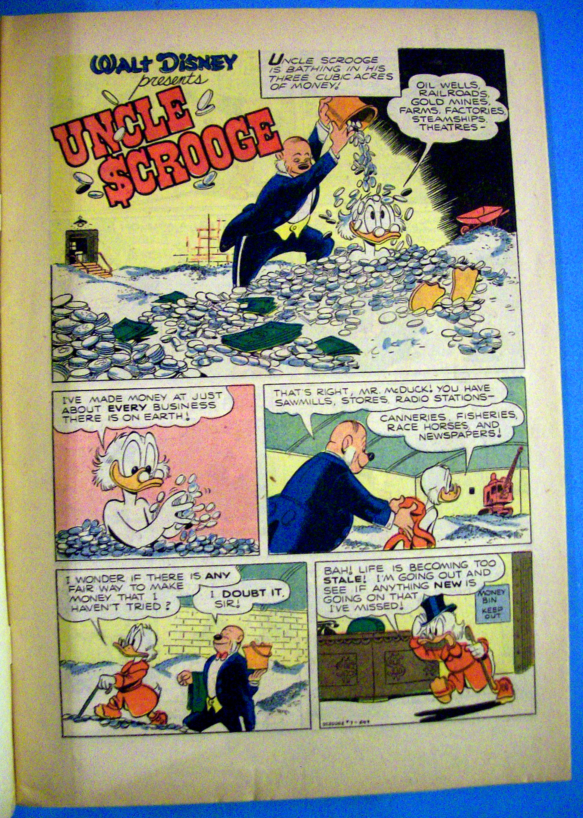 Walt Disney's Uncle Scrooge Comic #7-Sept-Nov 1954