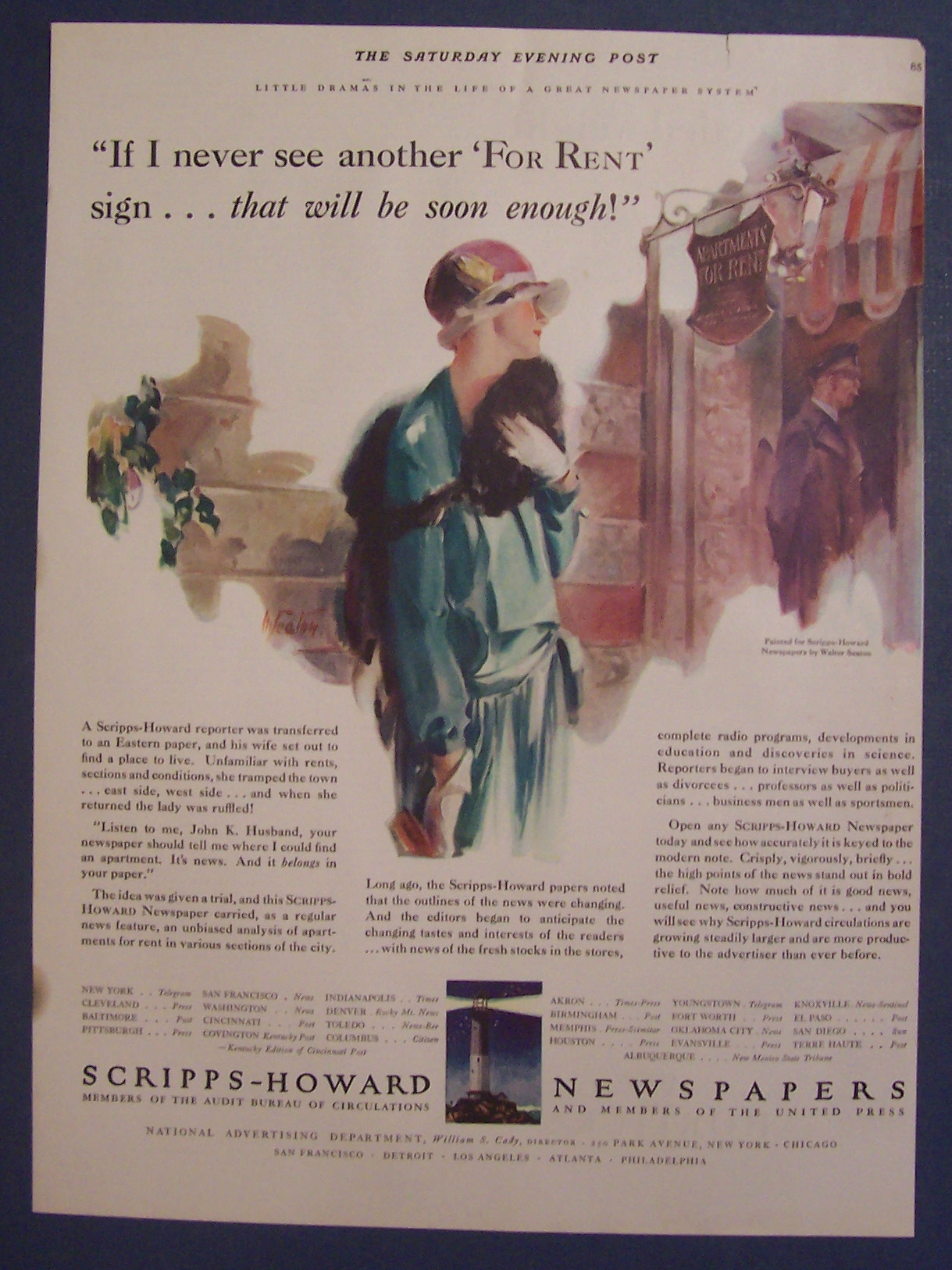 1929 Scripps - Howard Newspapers By Walter Seaton