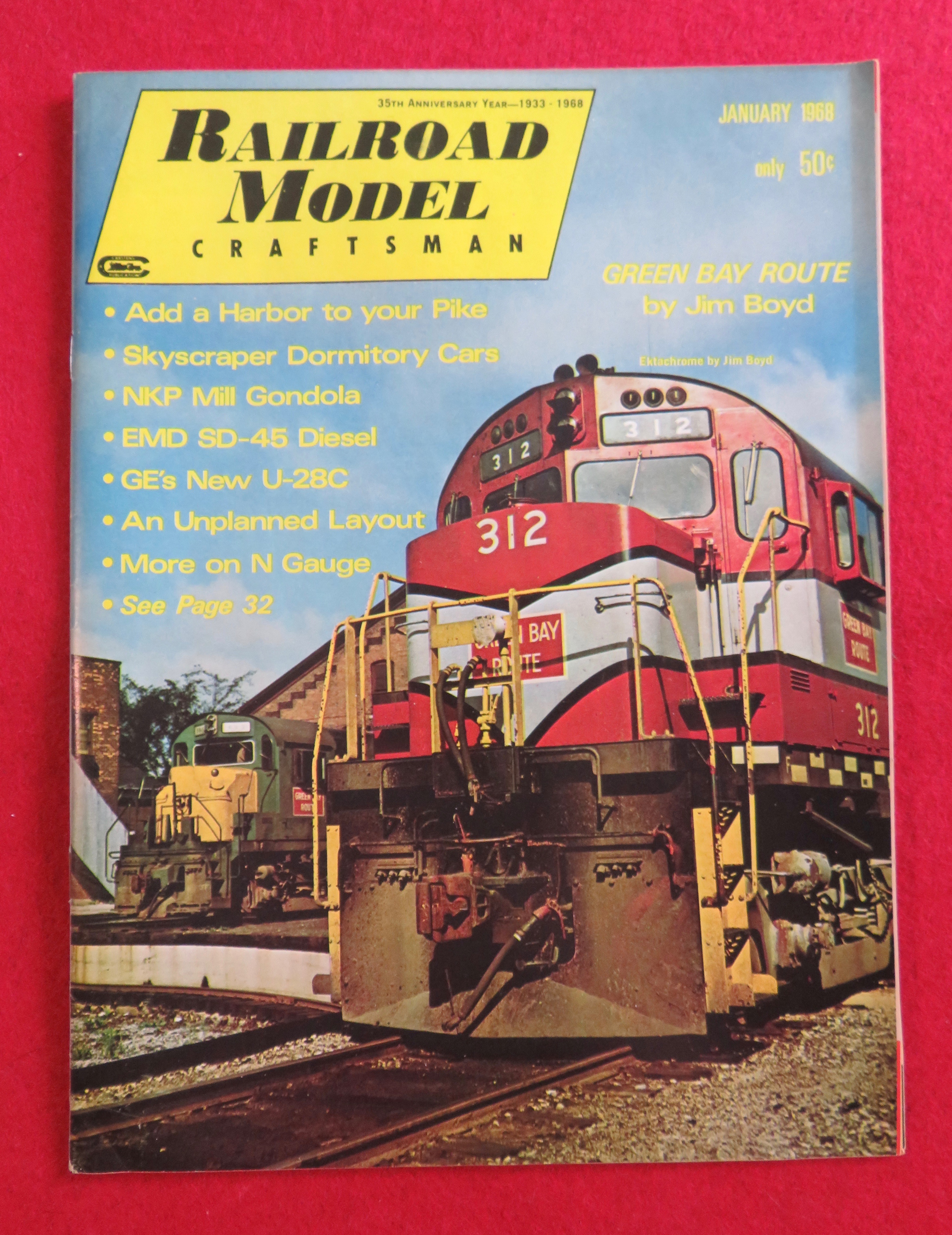 Railroad Model Craftsman Magazine January 1968