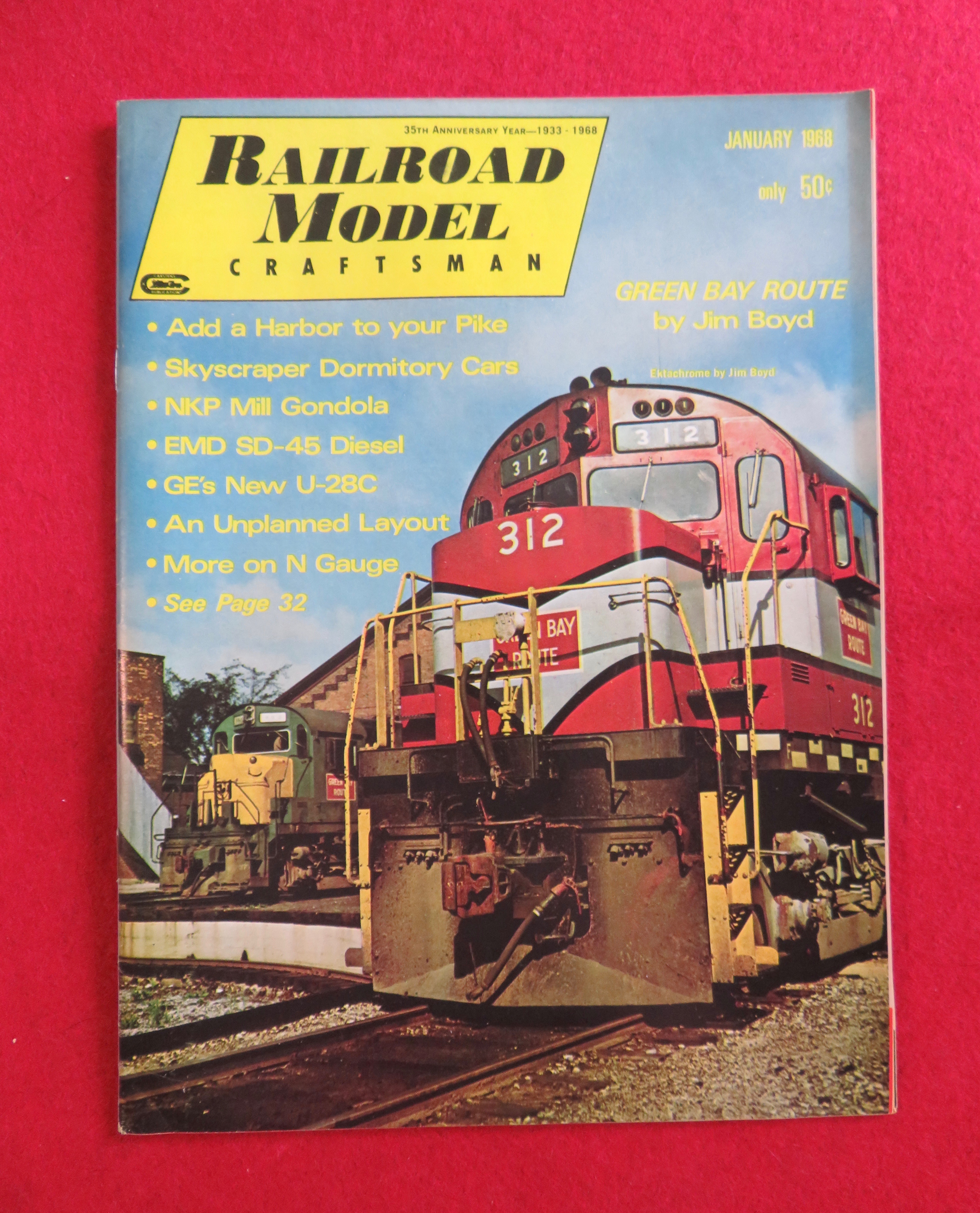Railroad Model Craftsman Magazine January 1968