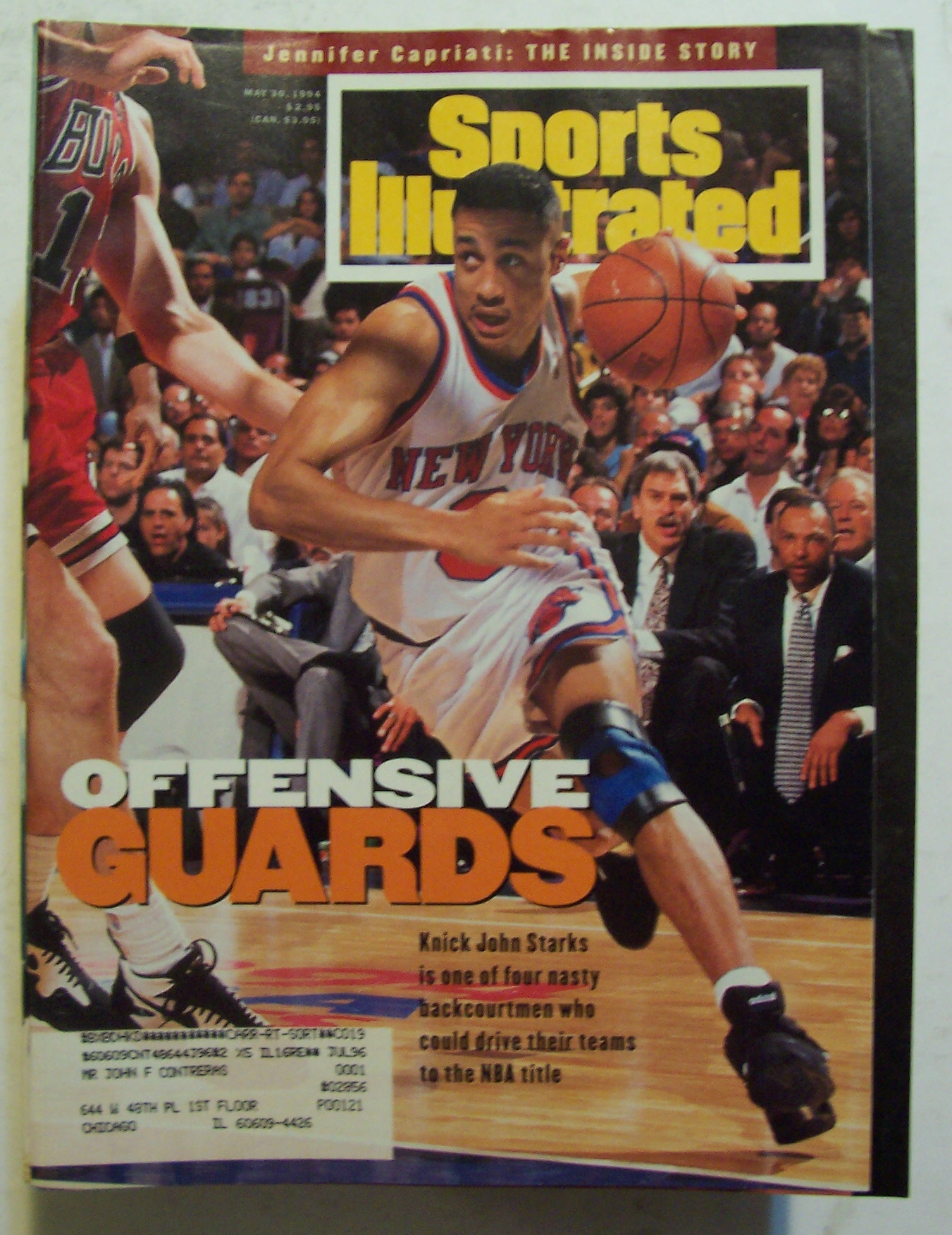 Sports Illustrated Magazine -May 30, 1994- John Starks