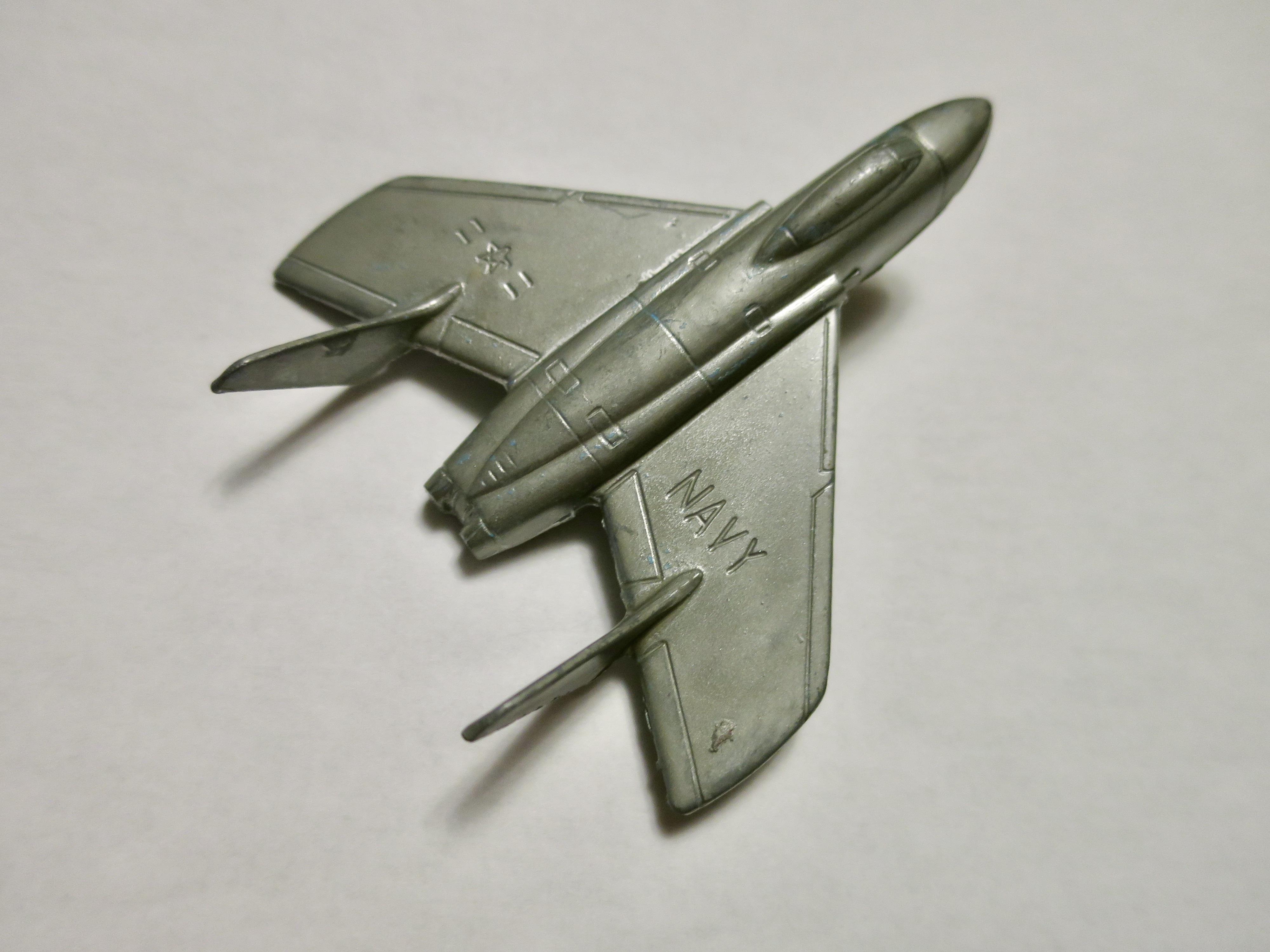 Midgetoy Die Cast Navy Airplane