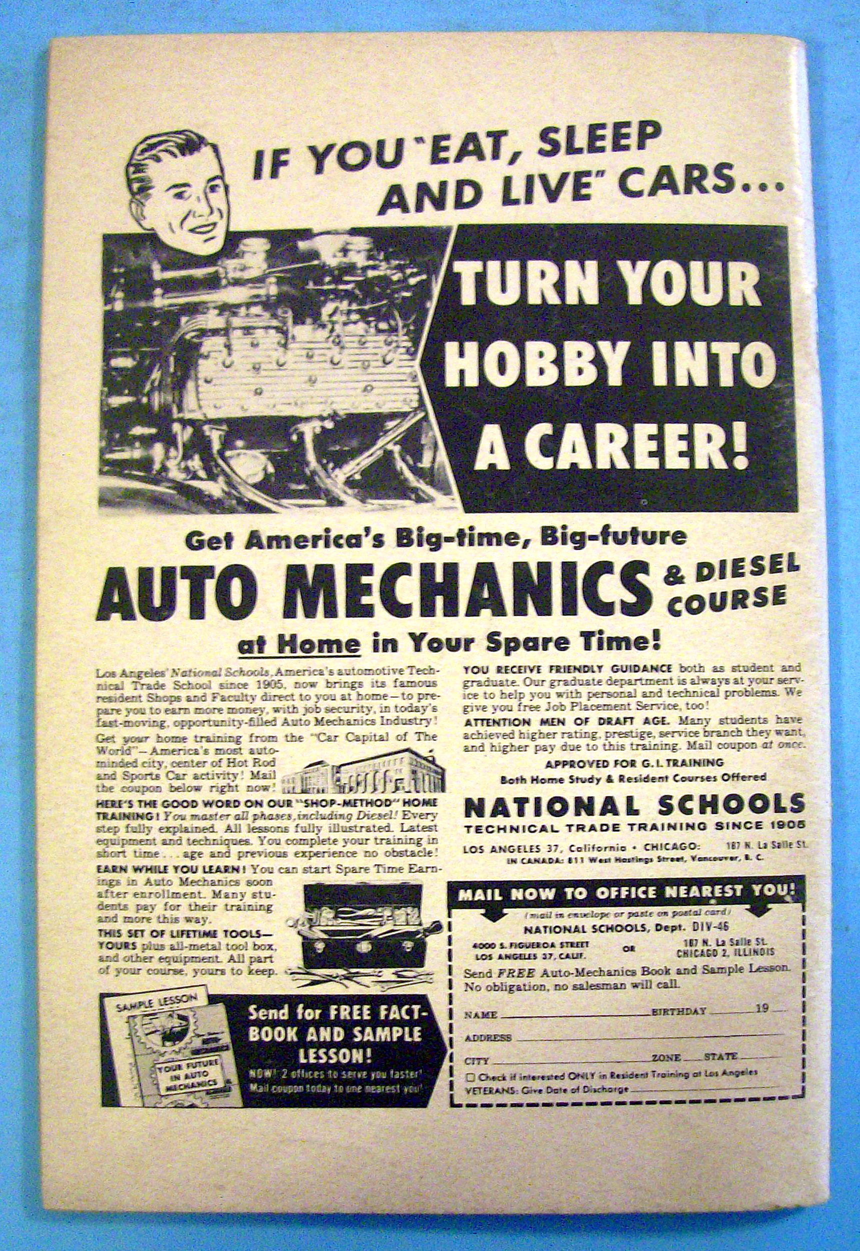 Rod & Custom April 1956 Fins Of Plastic