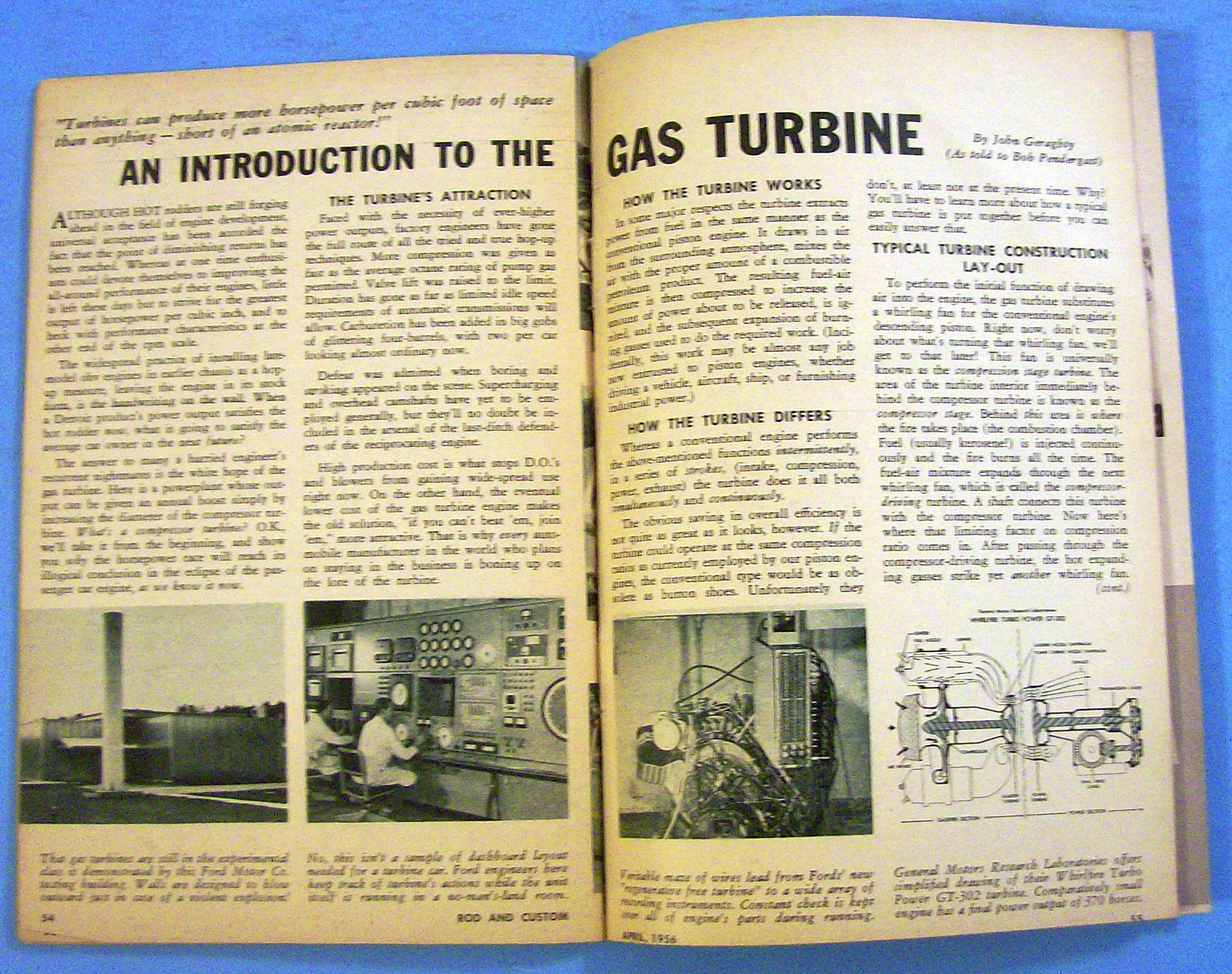Rod & Custom April 1956 Fins Of Plastic