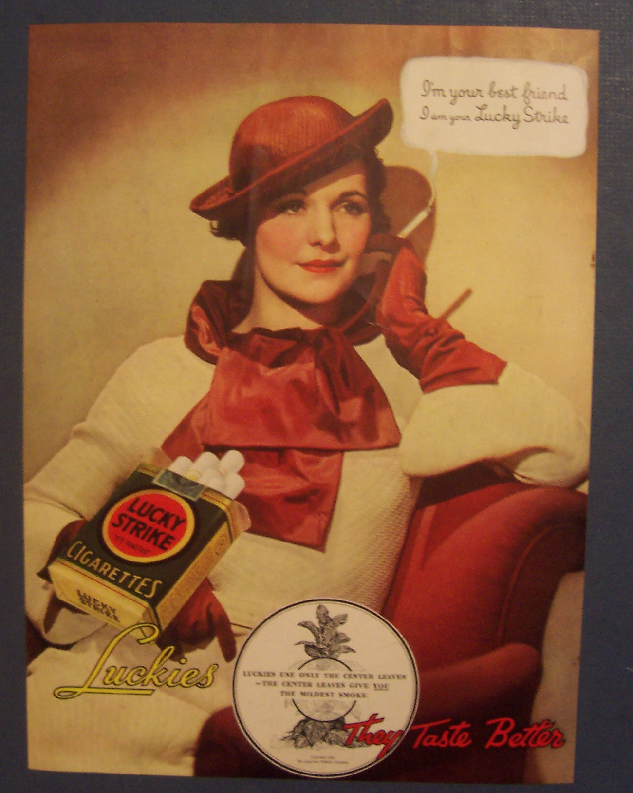 1935  Lucky  Strike  Cigarettes