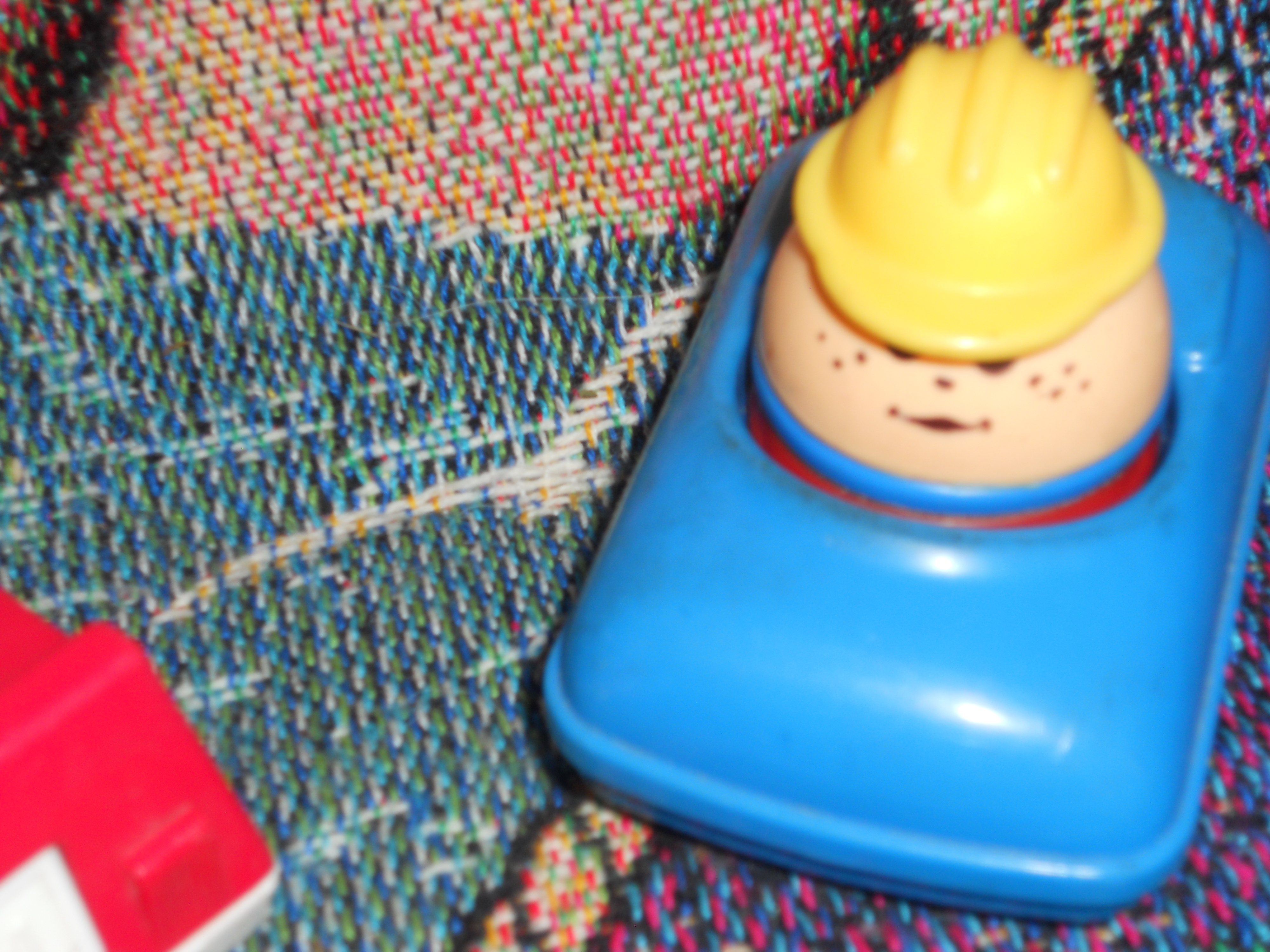 Fisher Price Fire Truck Race Car Car 1983