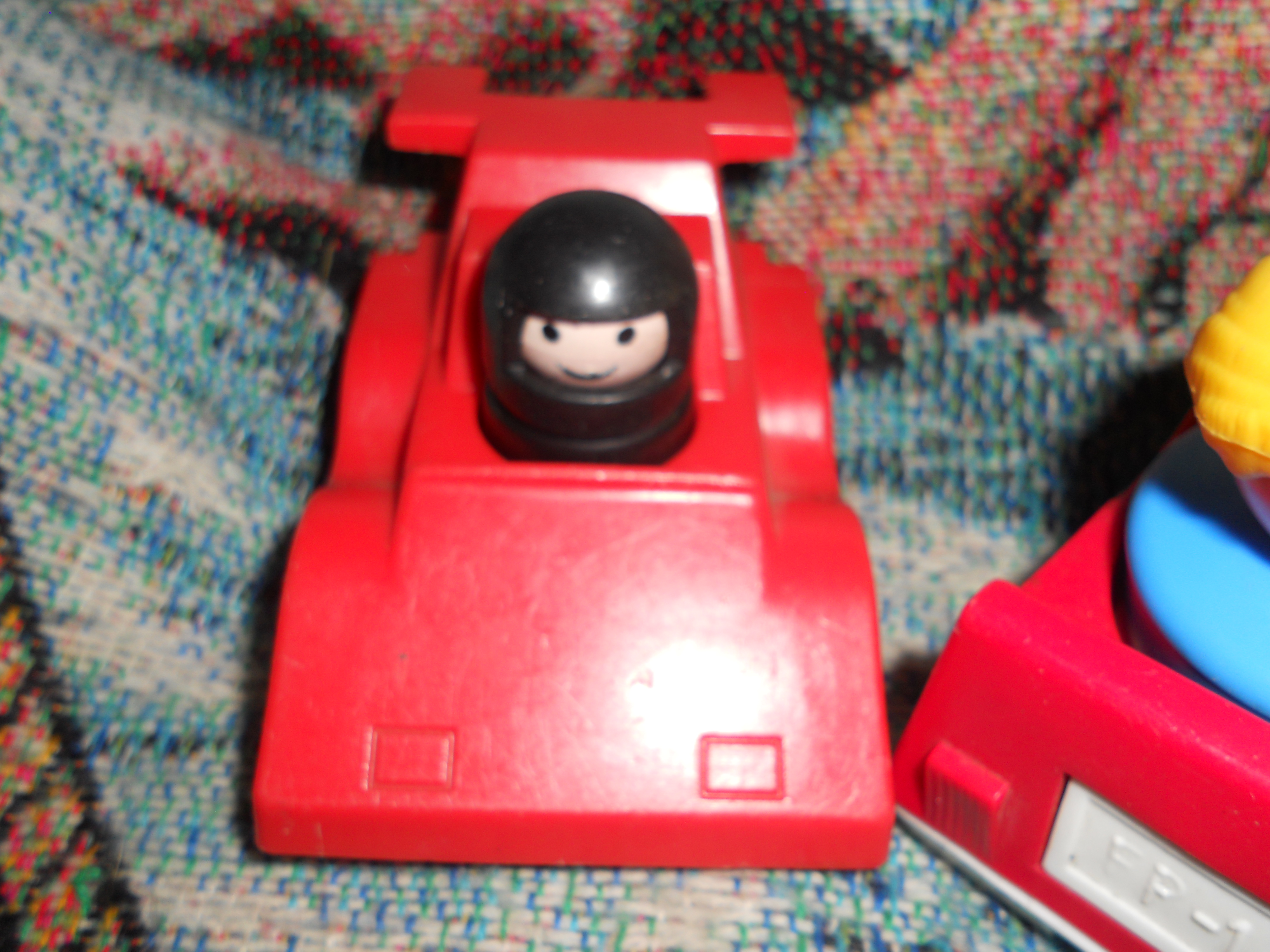 Fisher Price Fire Truck Race Car Car 1983