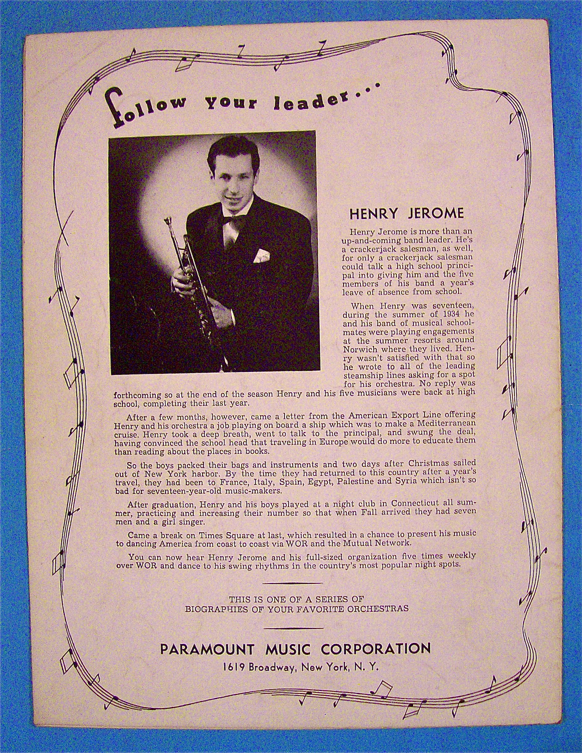 The Fuddy Duddy Watchmaker 1943 Loesser & McHugh