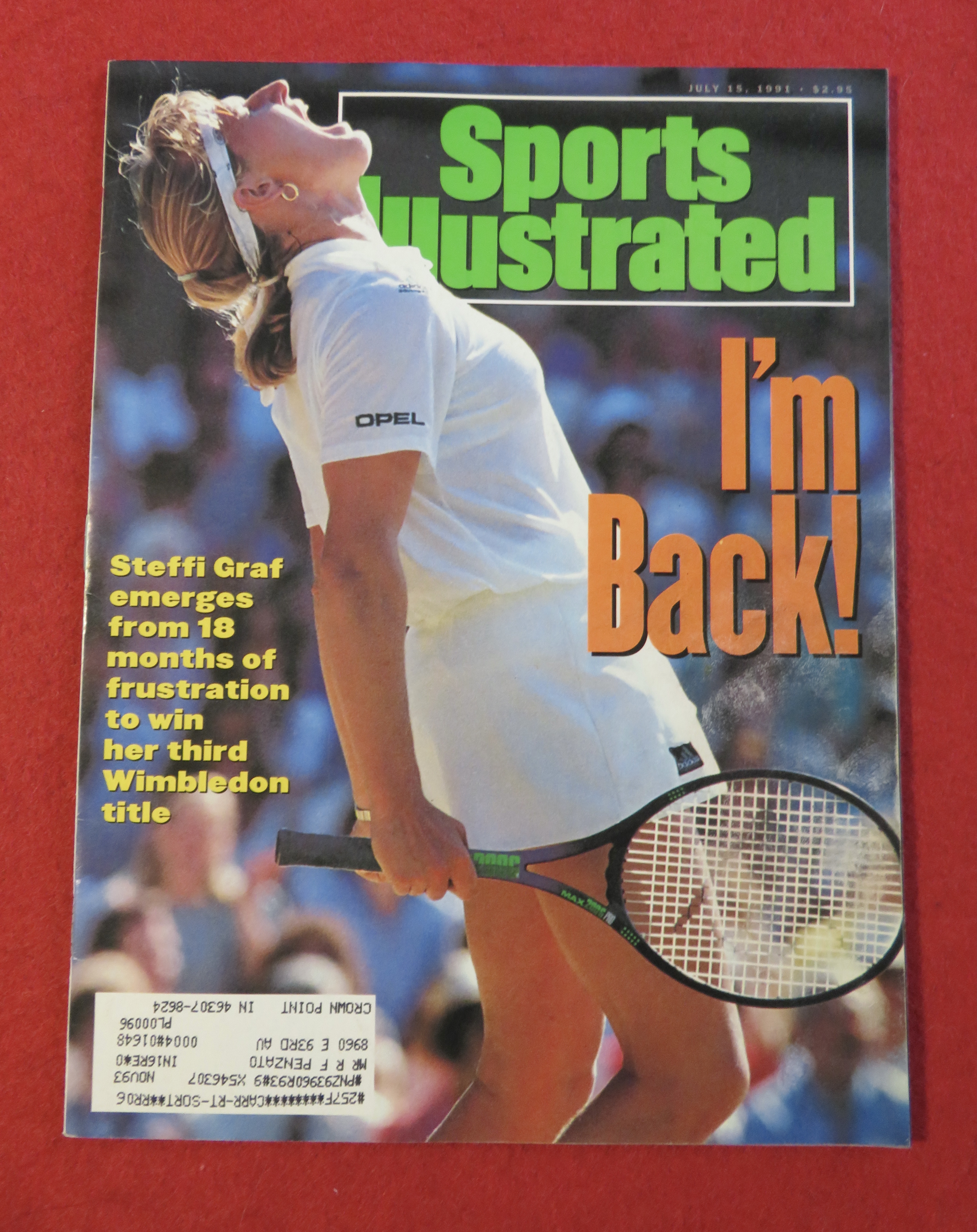 Sports Illustrated Magazine July 15, 1991 Steffi Graf