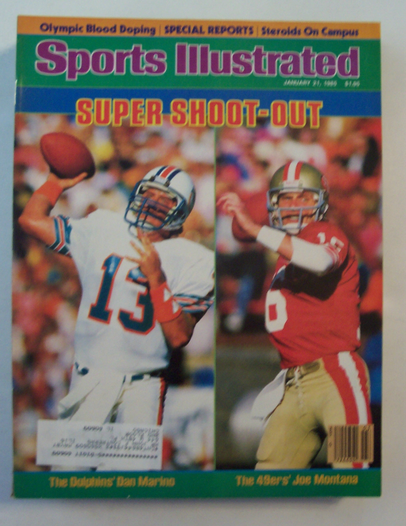Sports Illustrated Magazine-Jan 21, 1985-Marino/Montana