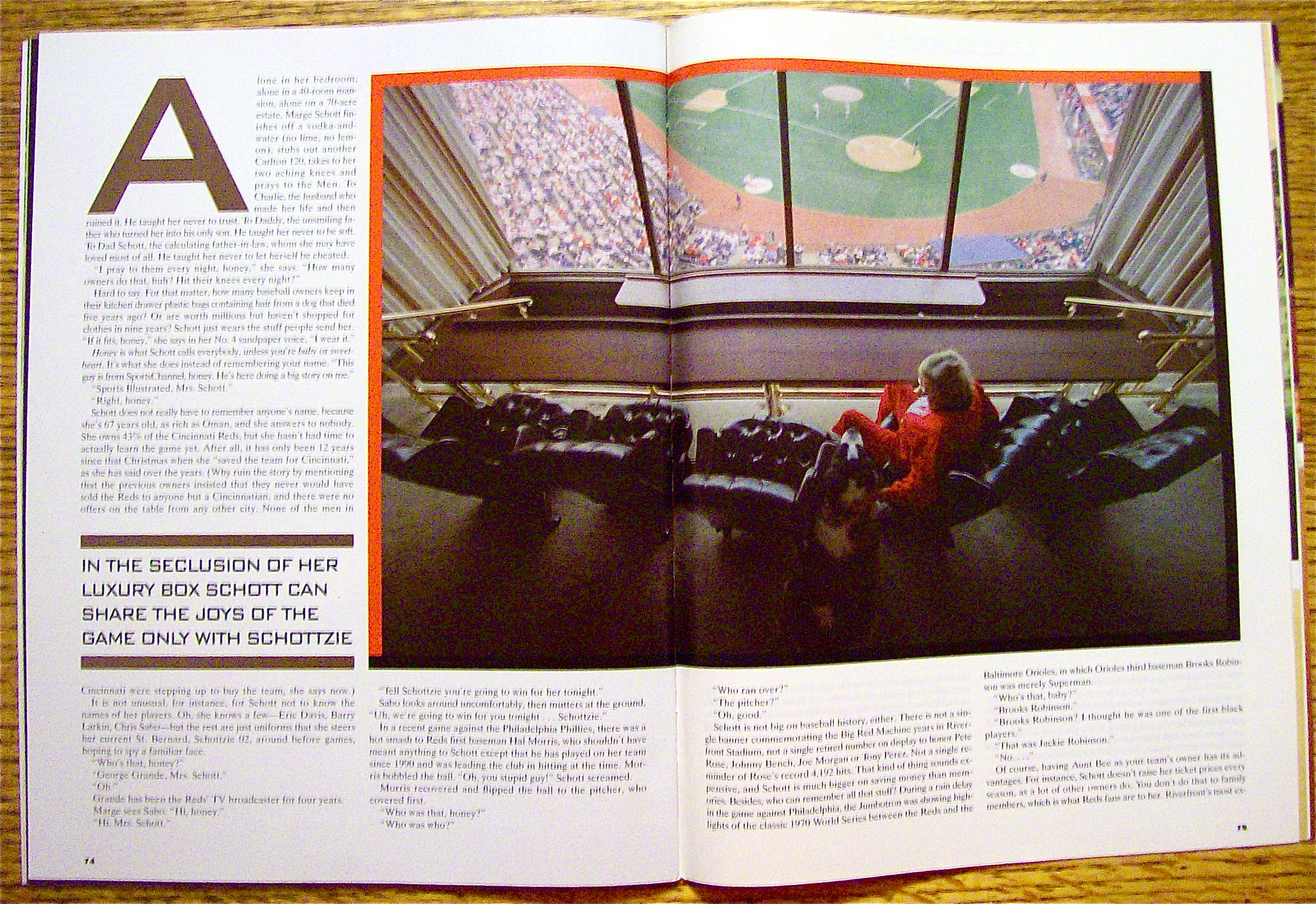 Sports Illustrated Magazine May 20, 1996 Marge Schott