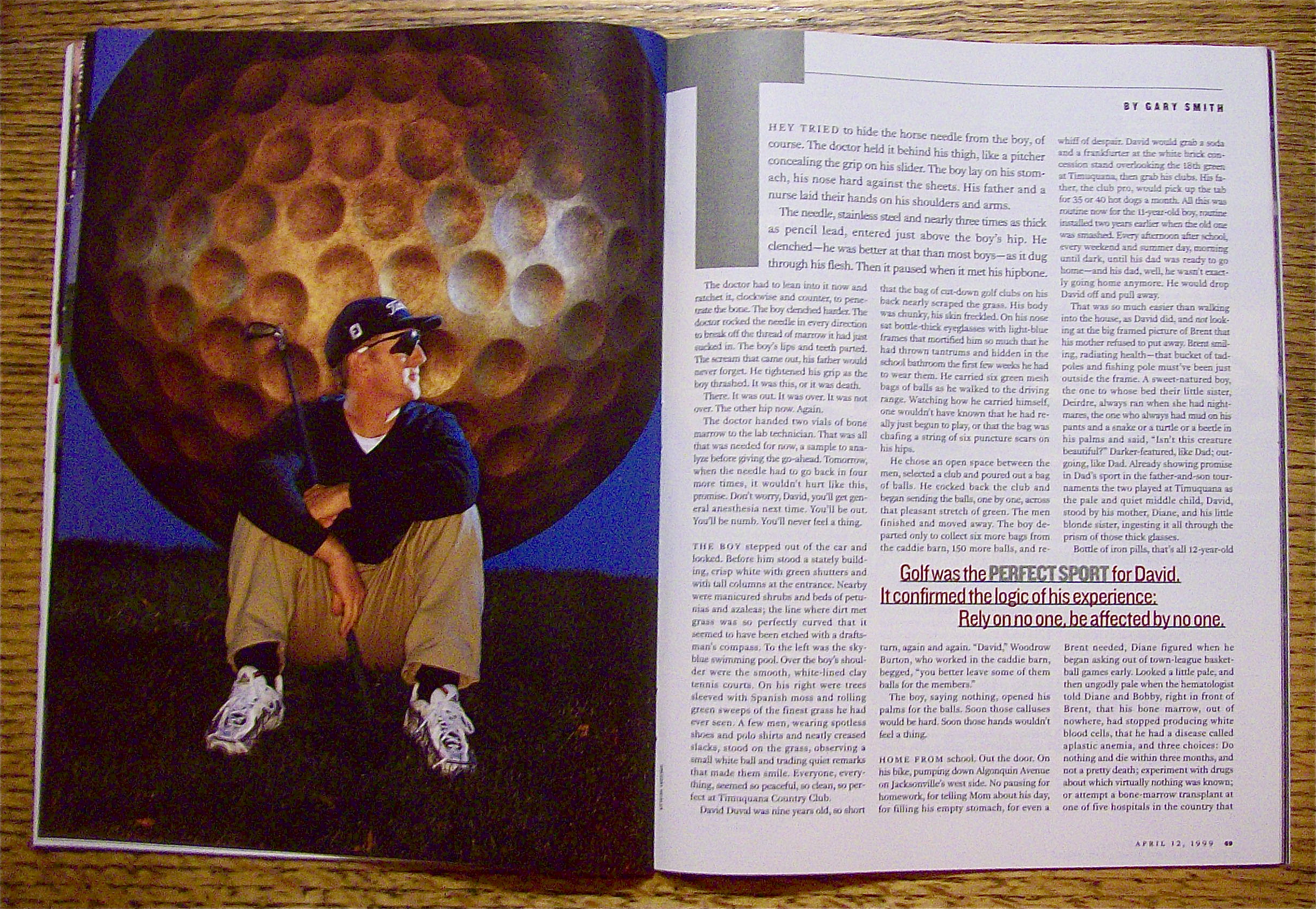 Sports Illustrated Magazine-April 12, 1999-David Duval
