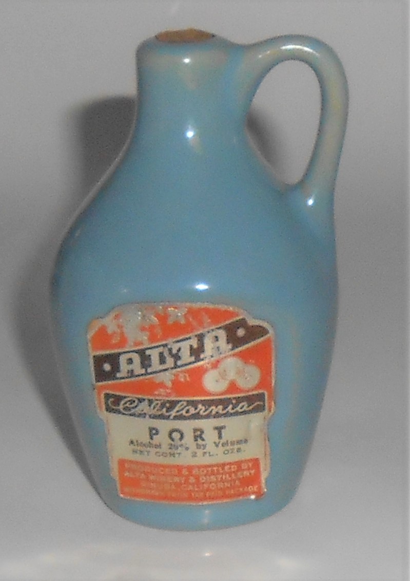 Zanesville Stoneware Uhl Pottery J-4 Turquoise Mini Jug