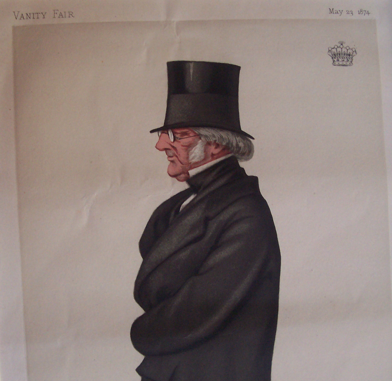 Phillip Henry Stanhope, Earl Stanhope Vanity Fair Print