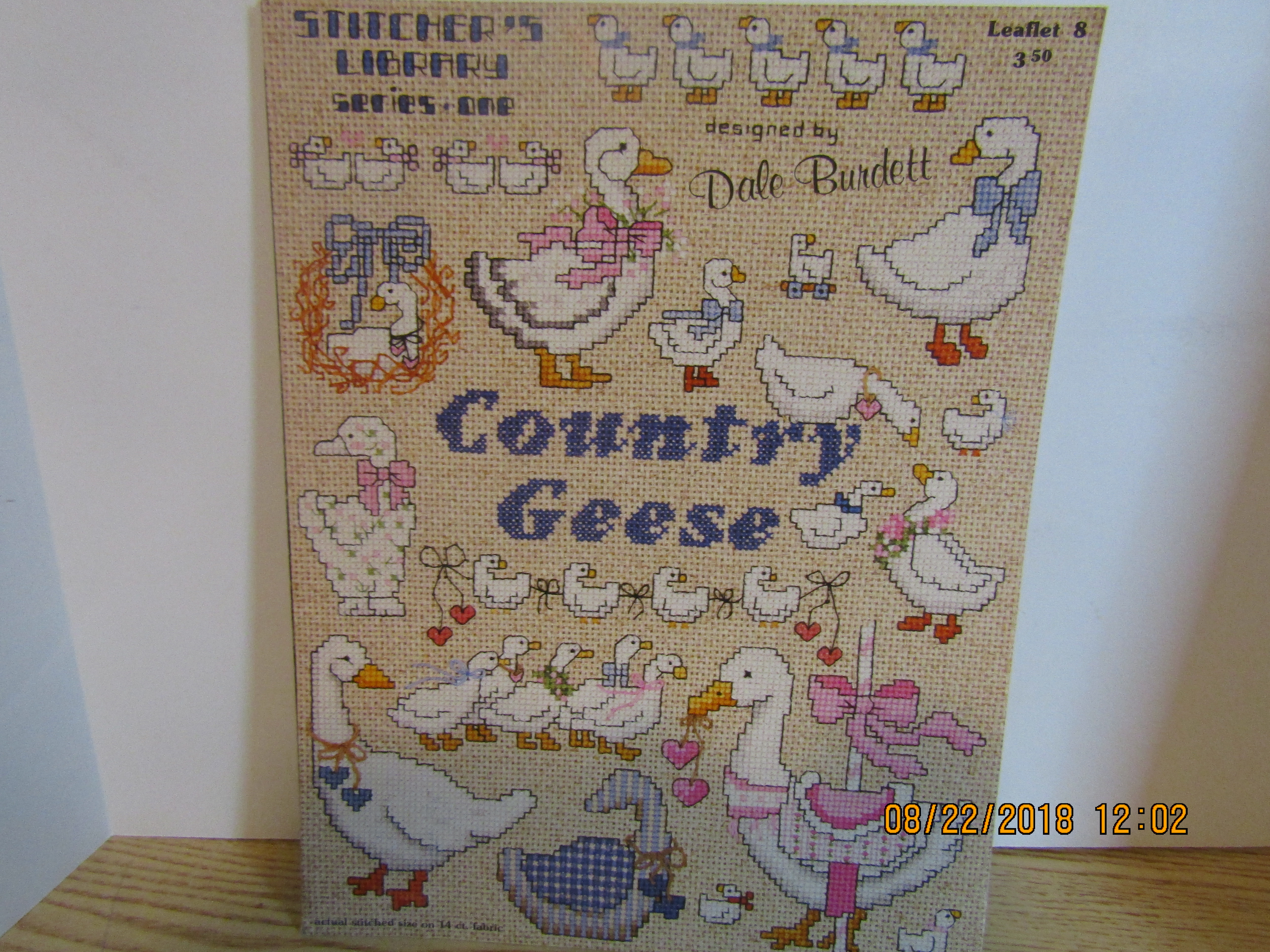 Burdett Stitcher's Library Series 1 Country Geese #8