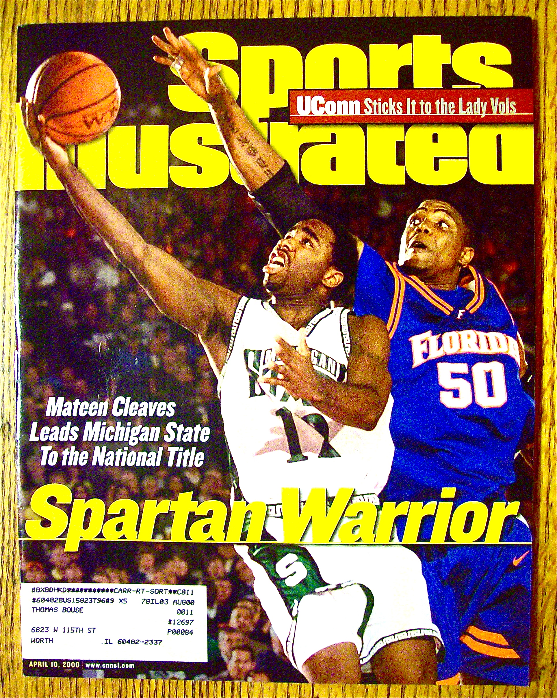Sports Illustrated Magazine-April 10, 2000-M. Cleaves