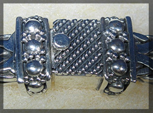 Natural White Zircon Bracelet Sterling Silver By Peggy