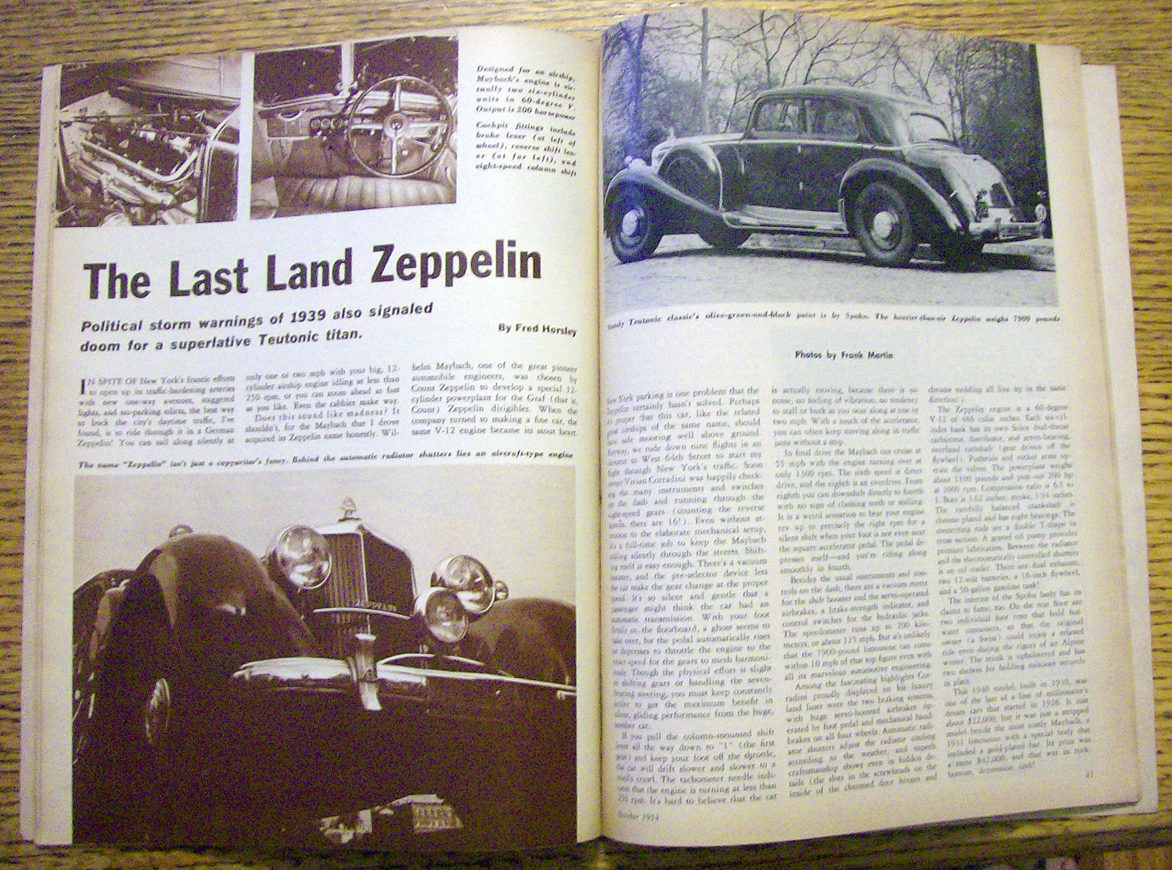 Motor Trend Magazine October 1954 X Ray Sports Car