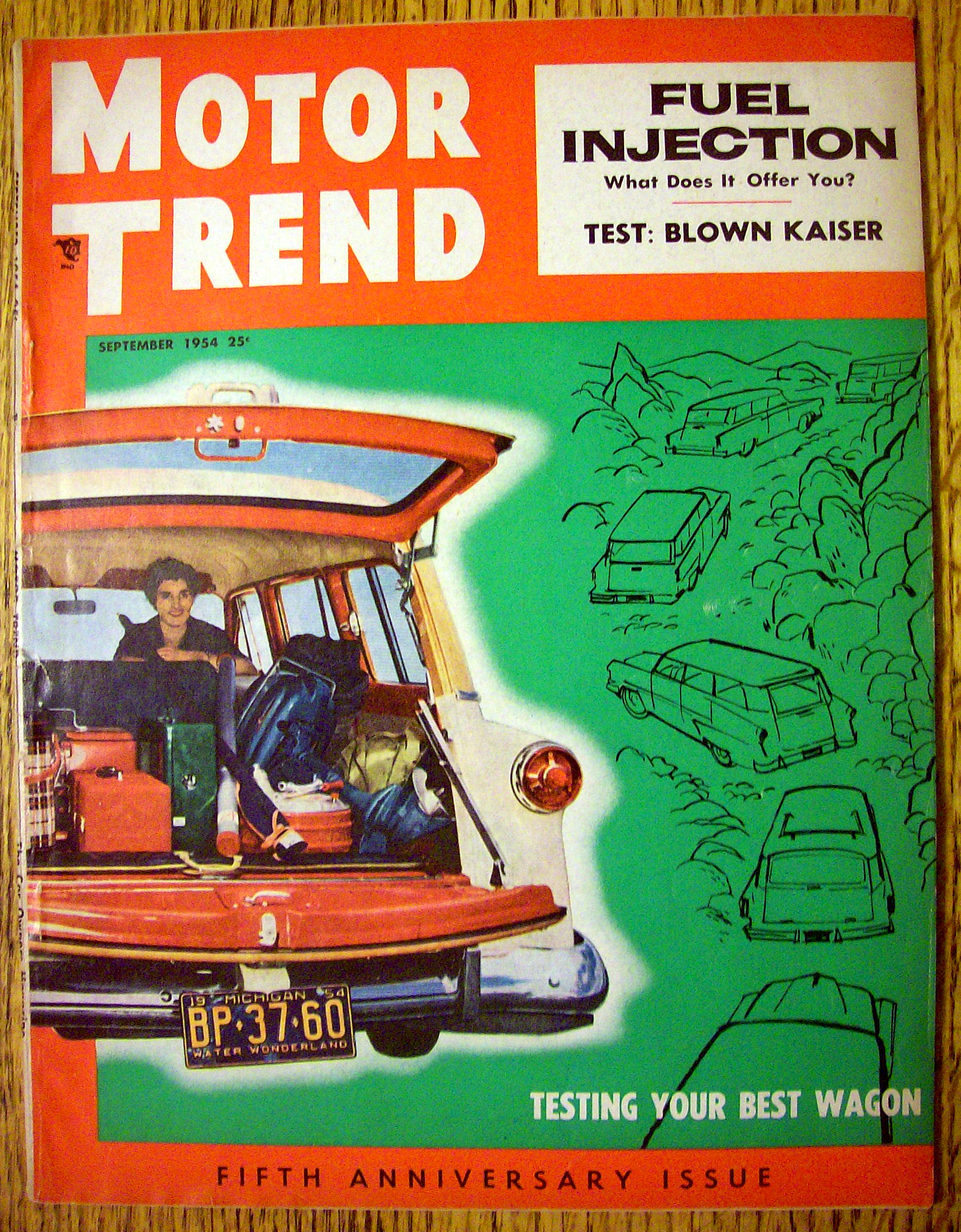 Motor Trend Magazine September 1954 Fuel Injection