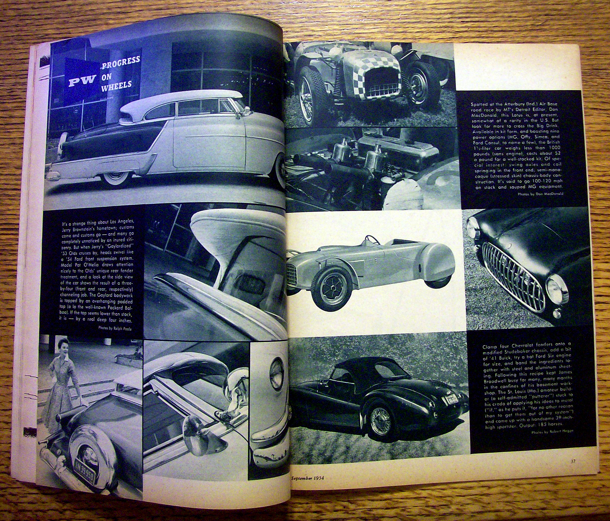 Motor Trend Magazine September 1954 Fuel Injection