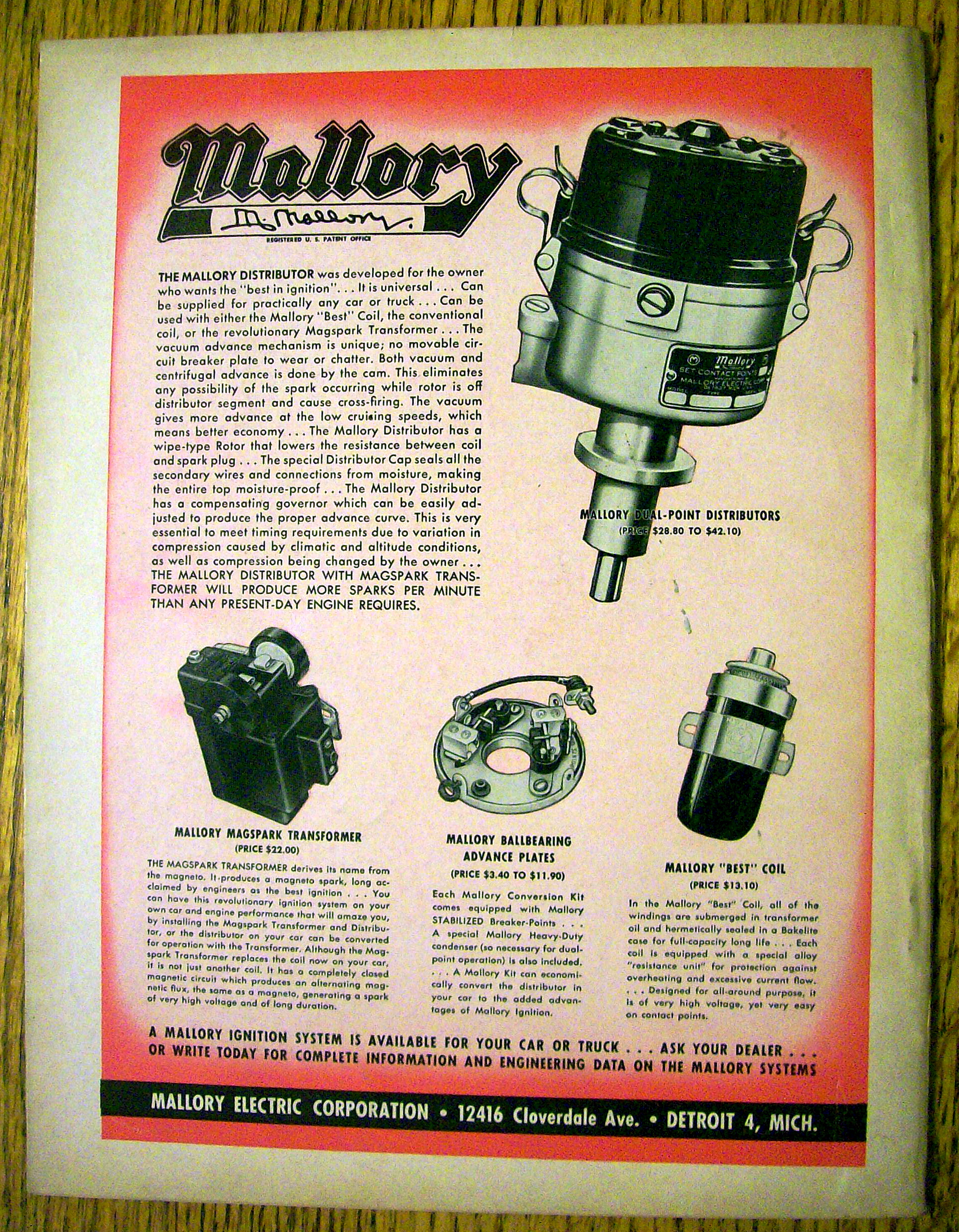 Motor Trend Magazine September 1954 Fuel Injection