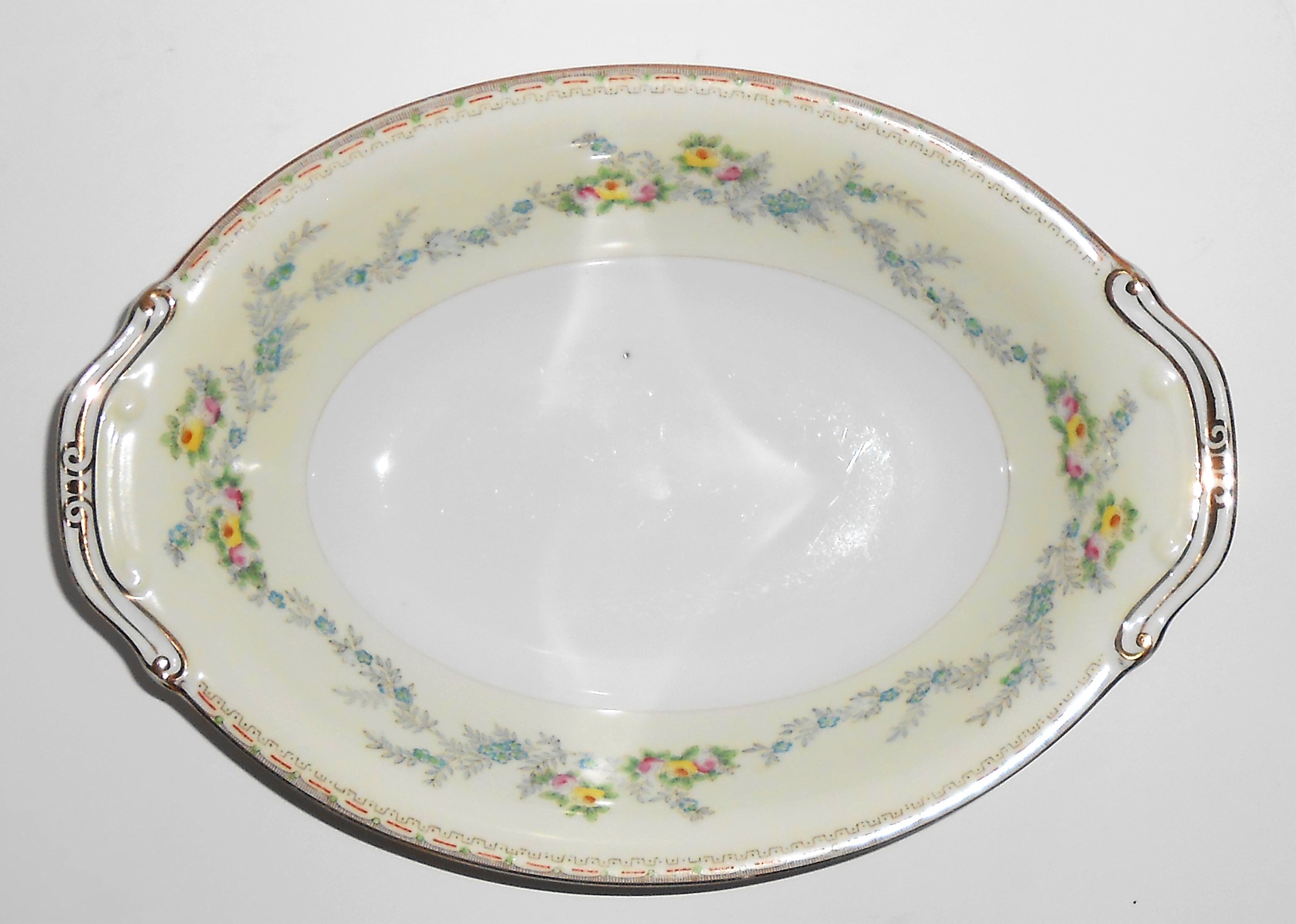 Sampy Fine China Les Fleurs Vegetable Bowl