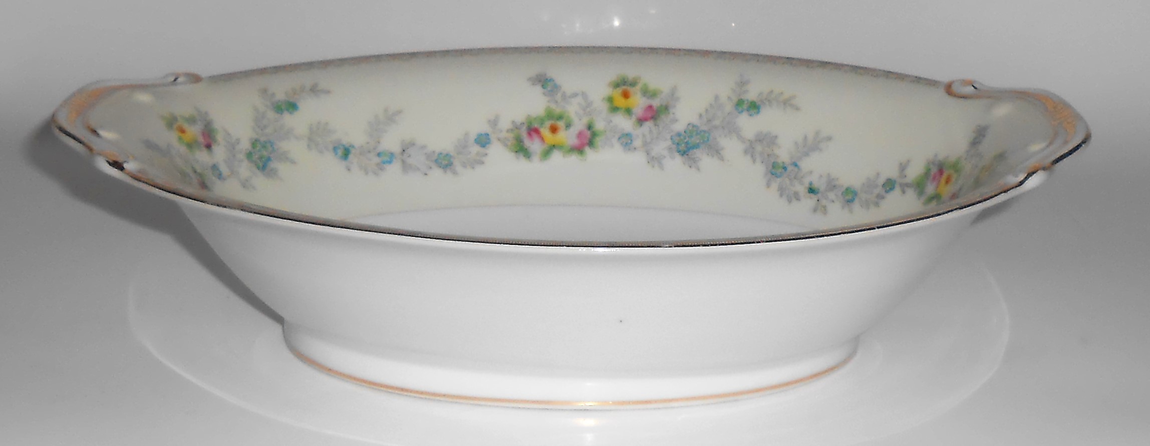 Sampy Fine China Les Fleurs Vegetable Bowl