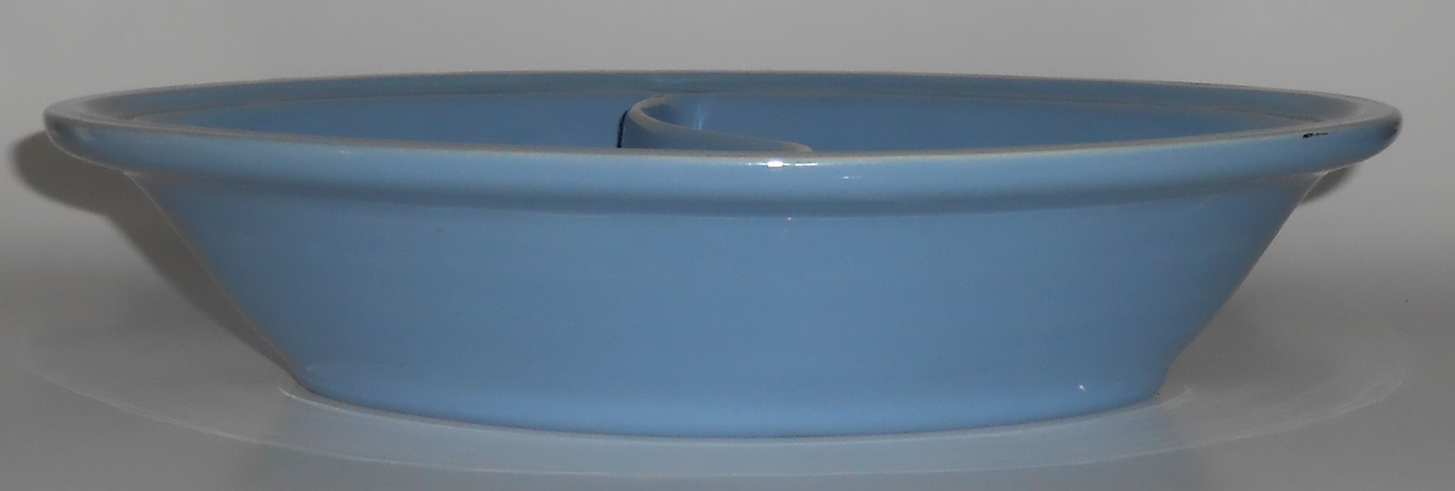 Pacific Pottery Hostess Ware Lt Blue Divided Vegetable