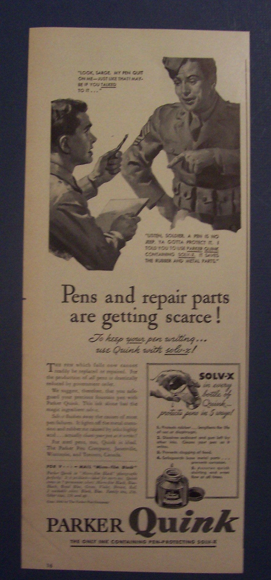 1943 Parker Quink