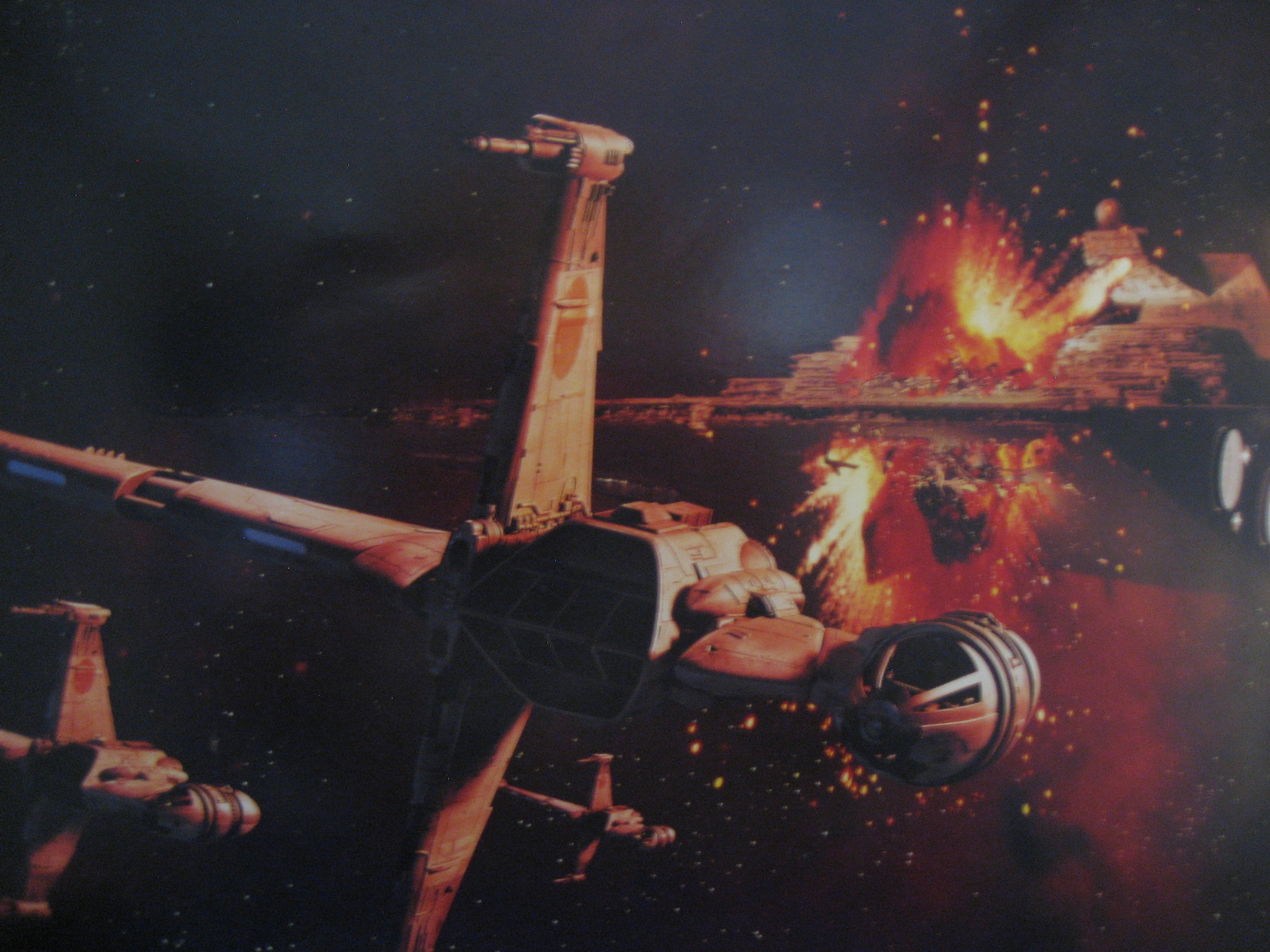 Star Wars-Space Ship Battle Theater Poster
