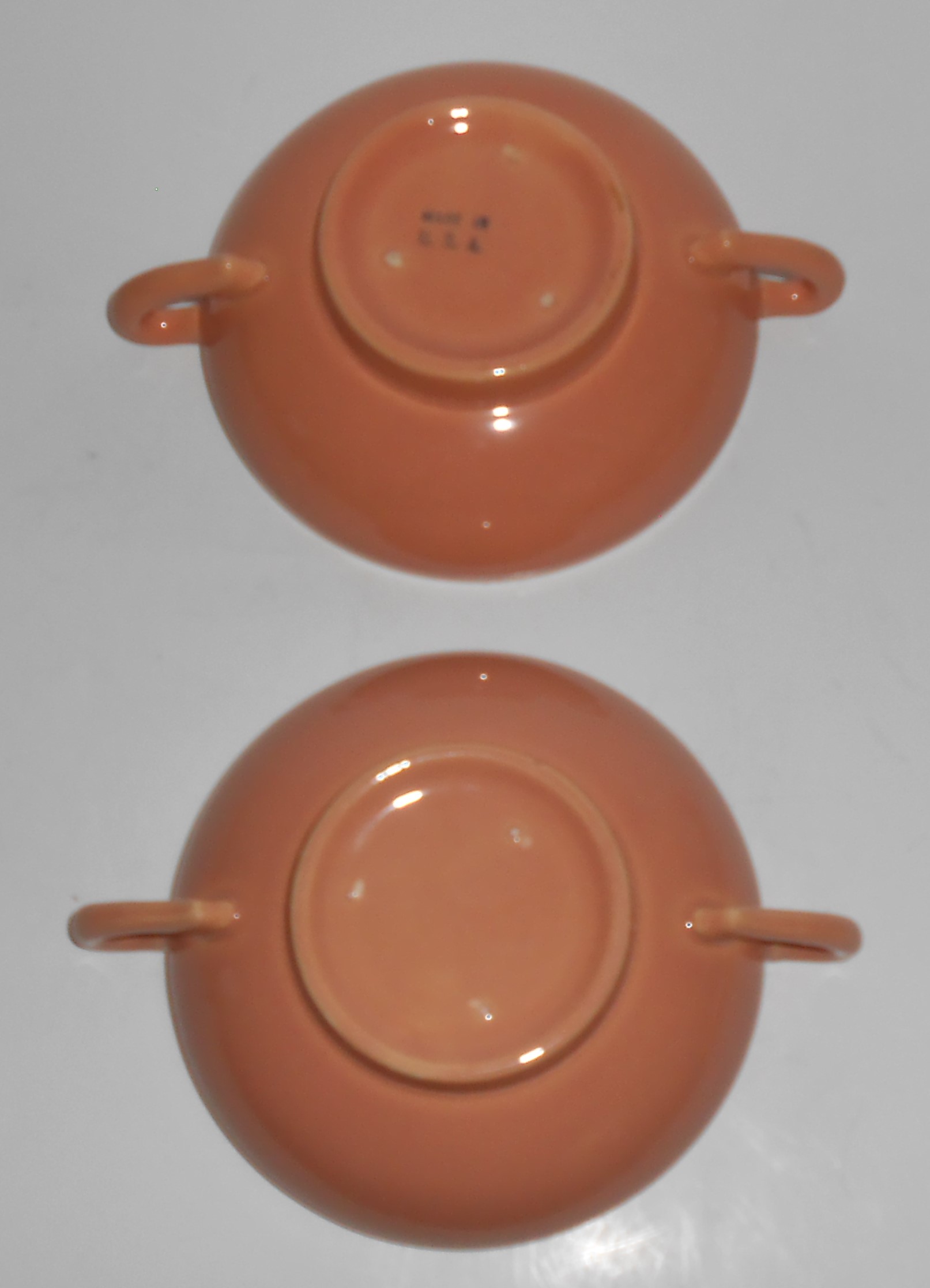 Franciscan Pottery El Patio Gloss Coral Cream Soup Bowl