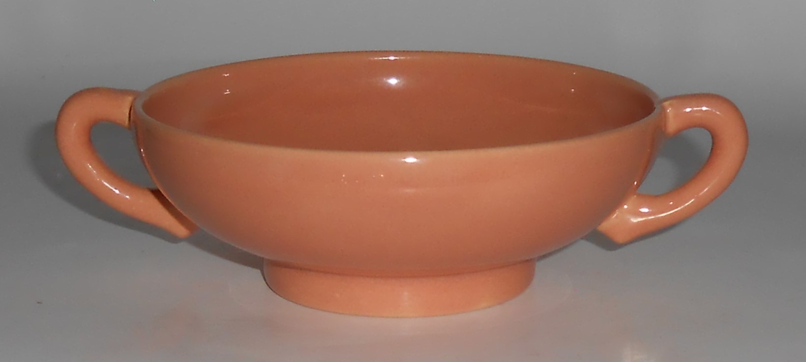 Franciscan Pottery El Patio Gloss Coral Cream Soup Bowl