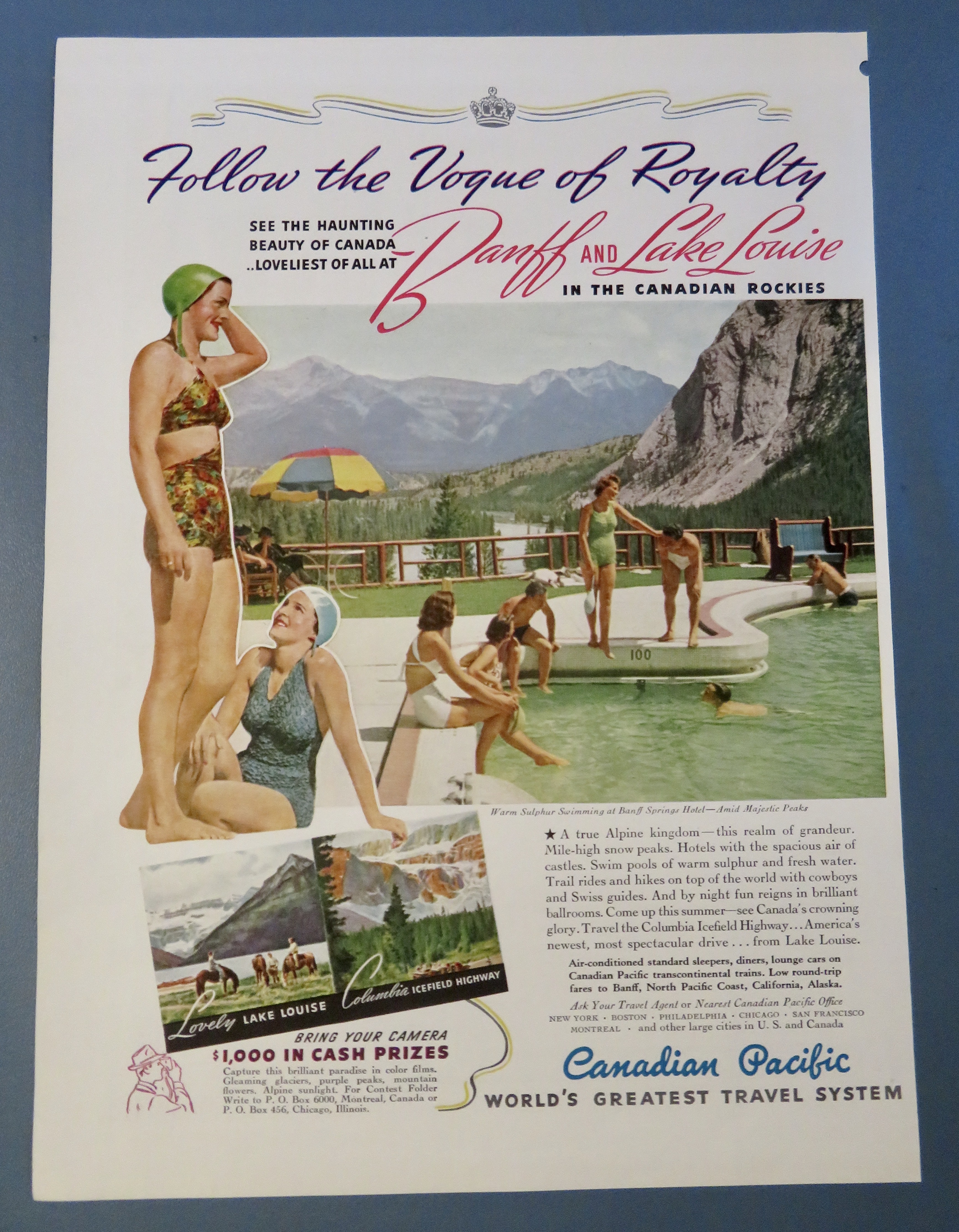 1939 Canadian Pacific with Banff & Lake Louise