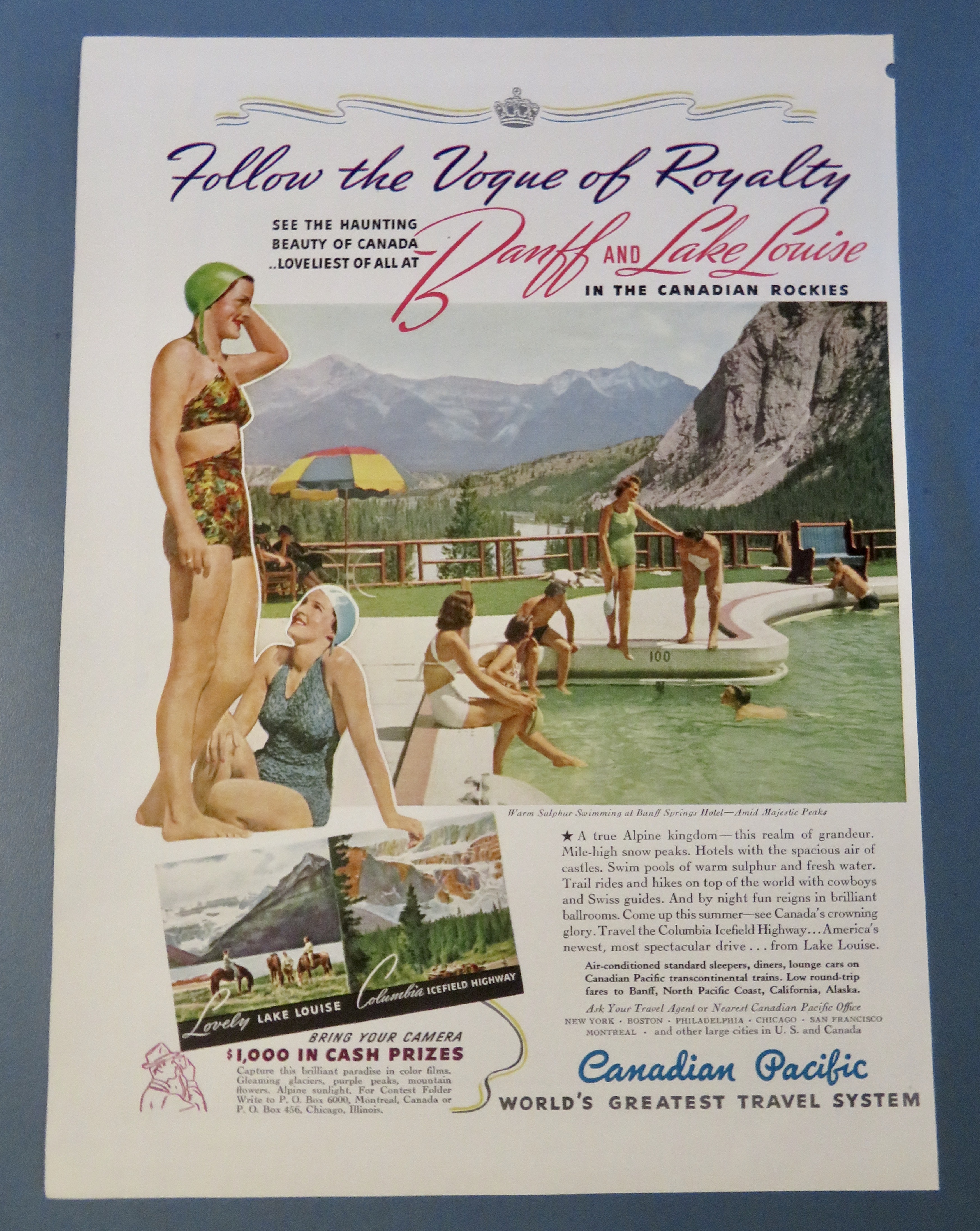 1939 Canadian Pacific with Banff & Lake Louise