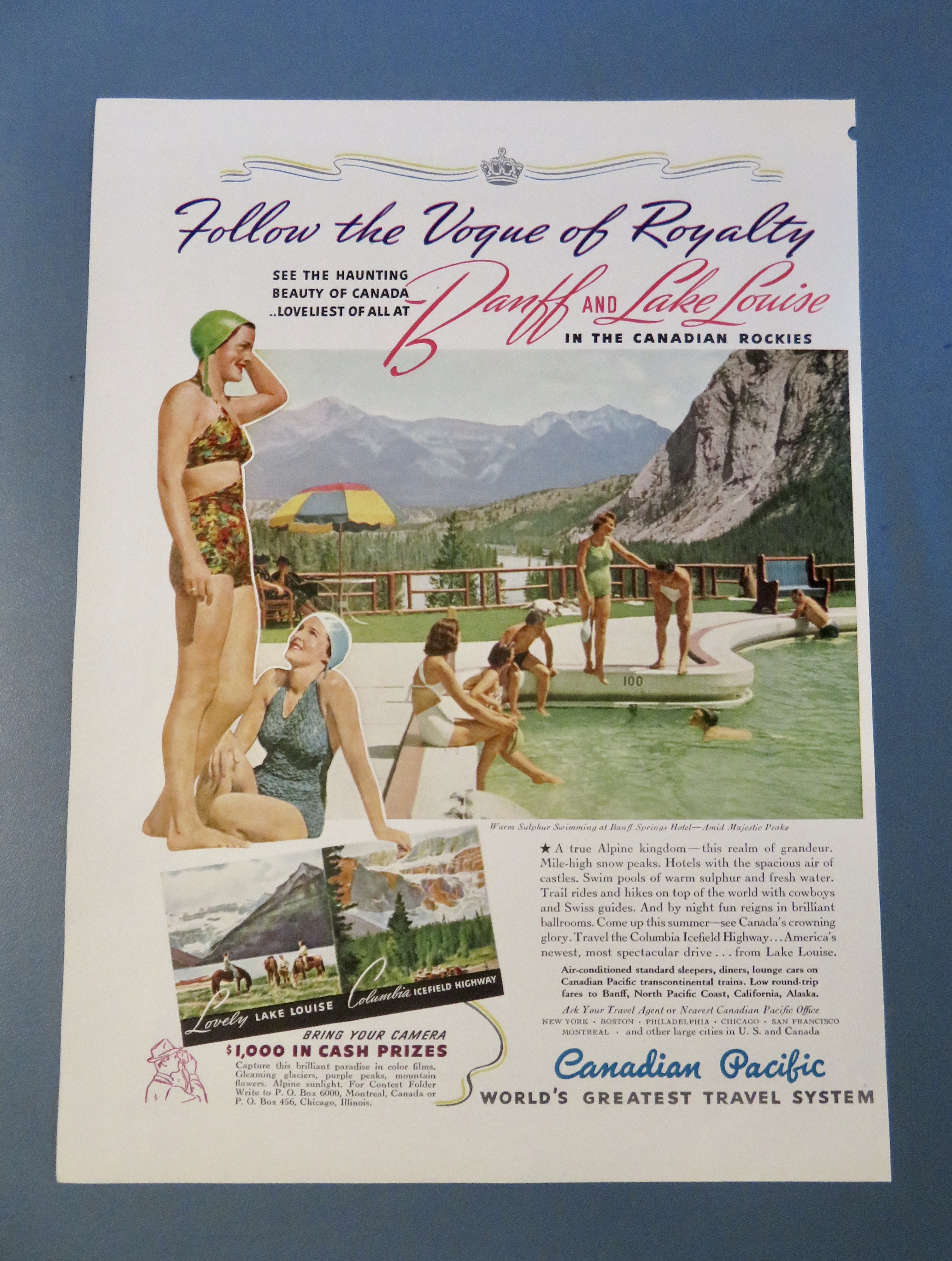 1939 Canadian Pacific with Banff & Lake Louise
