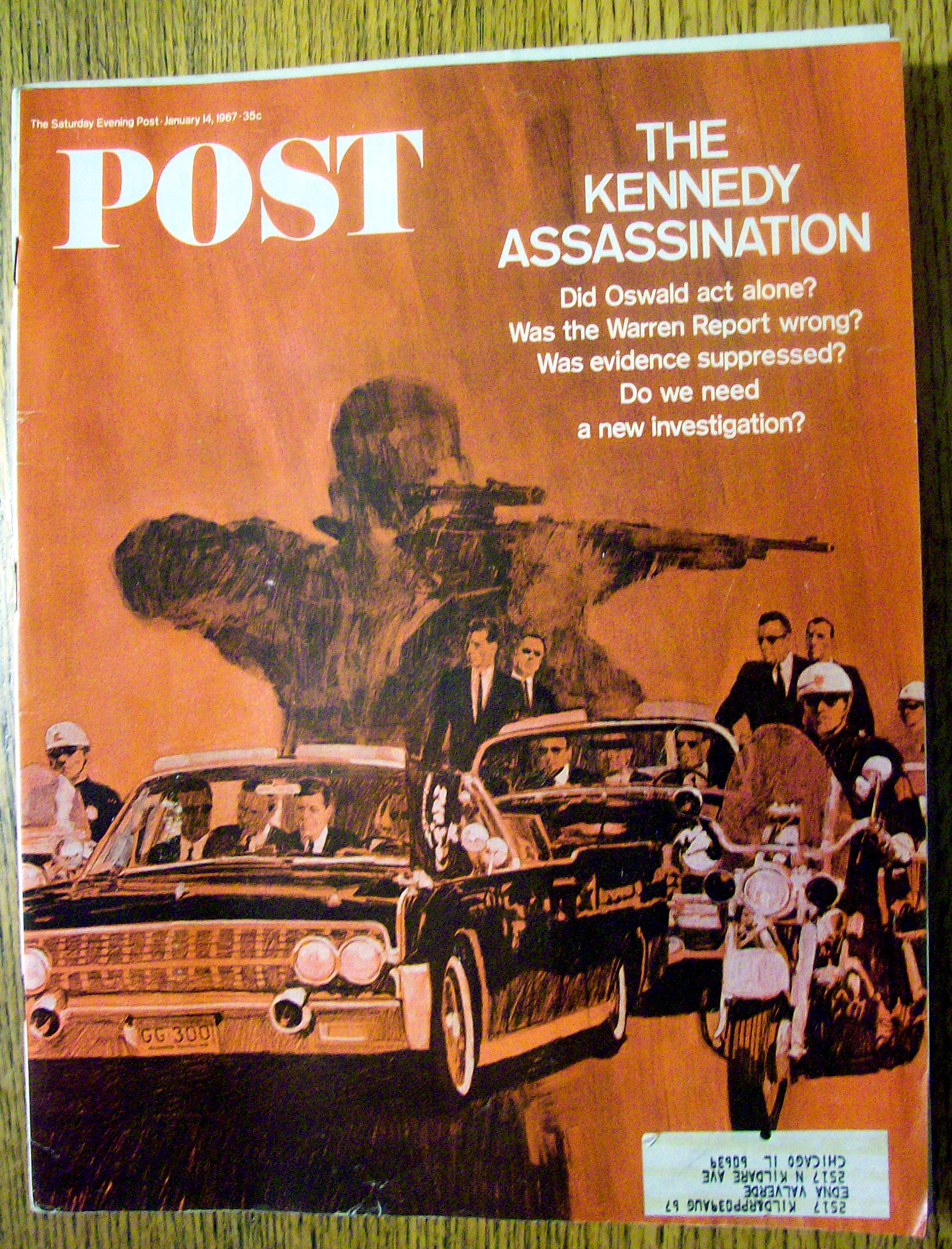 Saturday Evening Post Magazine-January 14, 1967-Kennedy