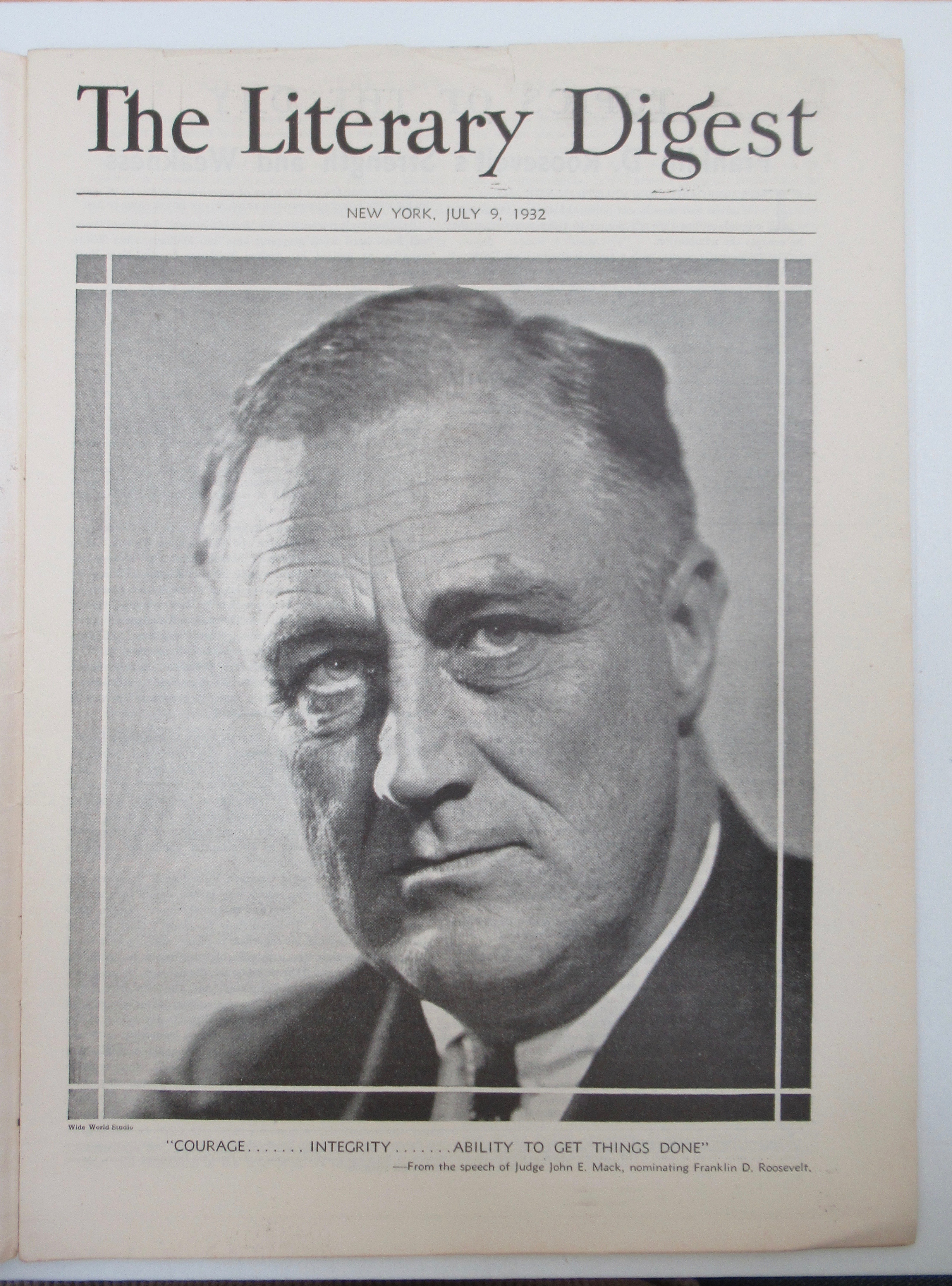 Literary Digest Magazine July 9, 1932