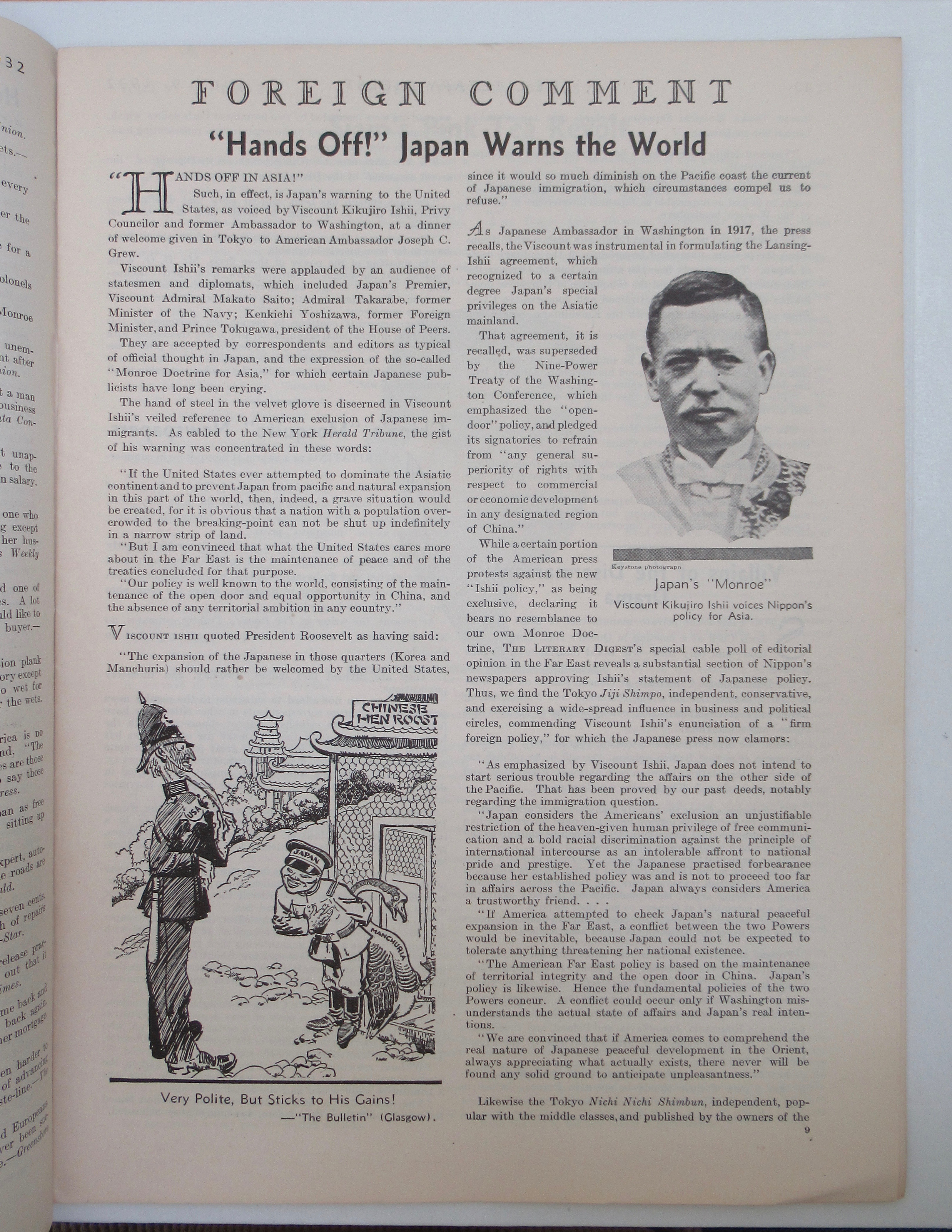 Literary Digest Magazine July 9, 1932