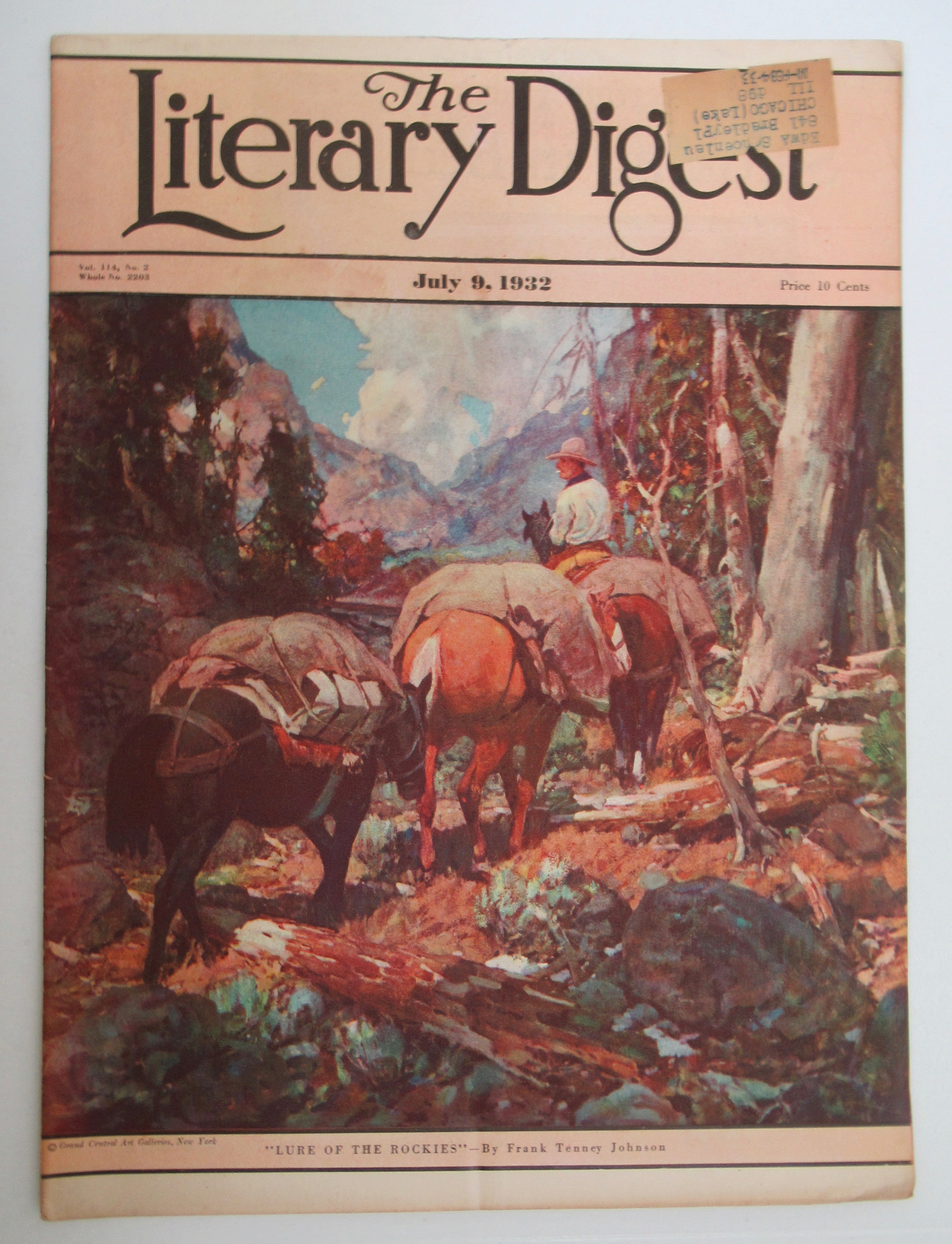 Literary Digest Magazine July 9, 1932