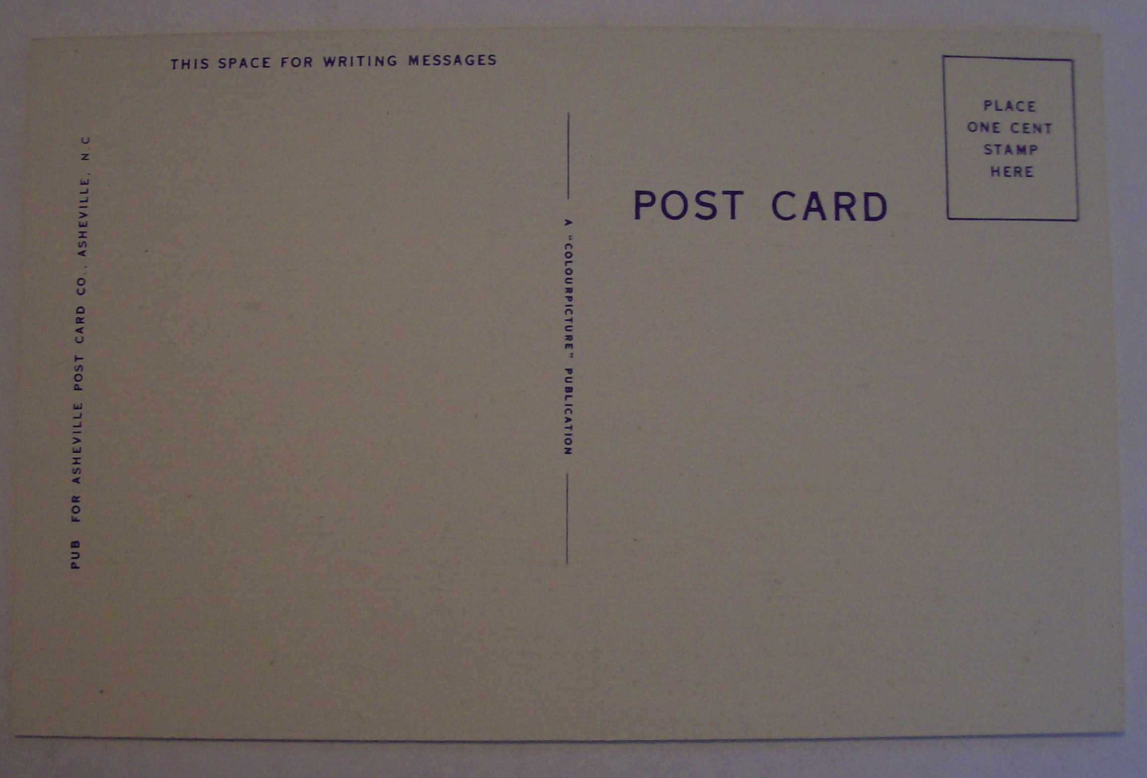 Busy Person's Correspondence Postcard