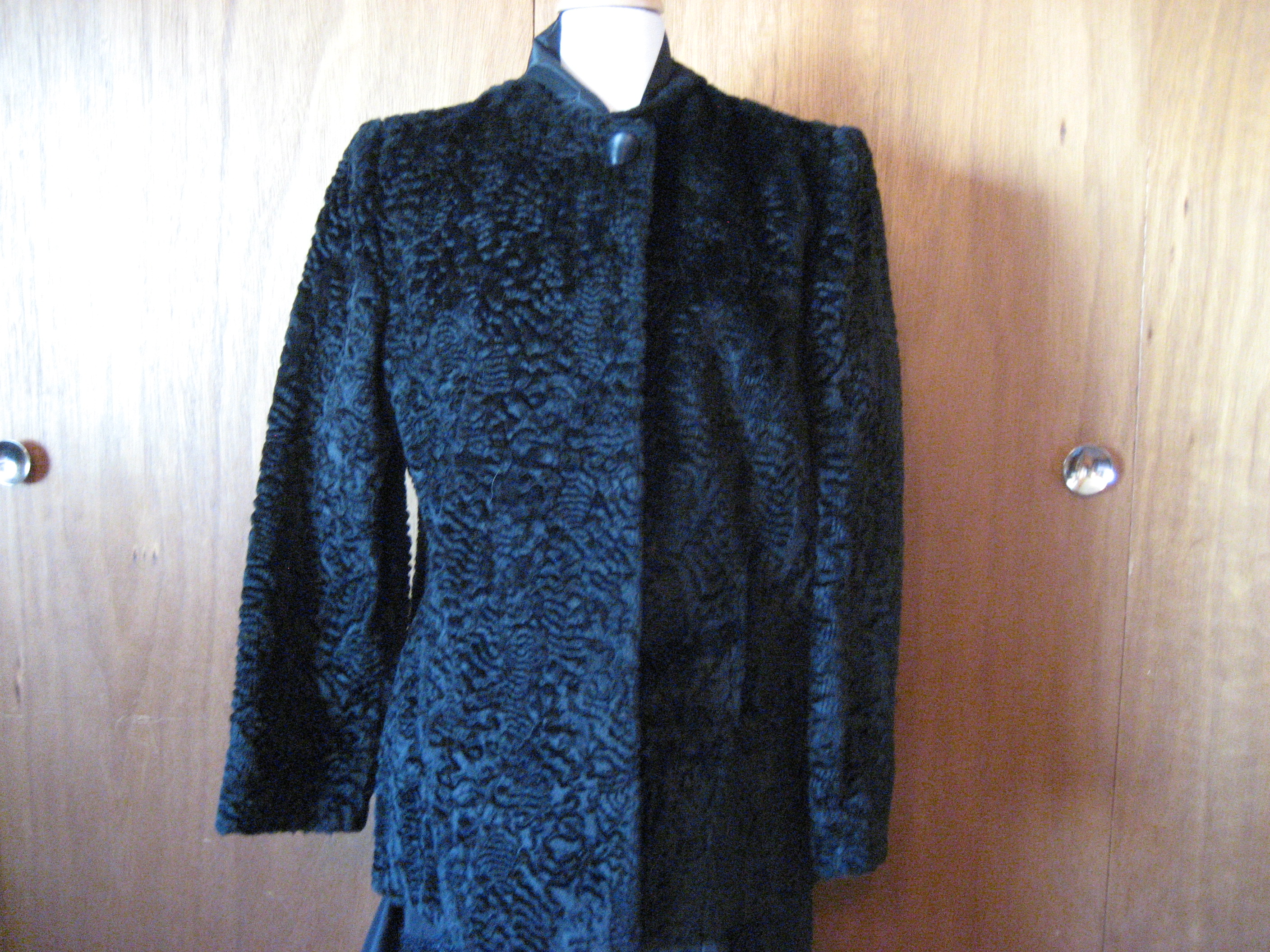 Faux Fur Car Coat