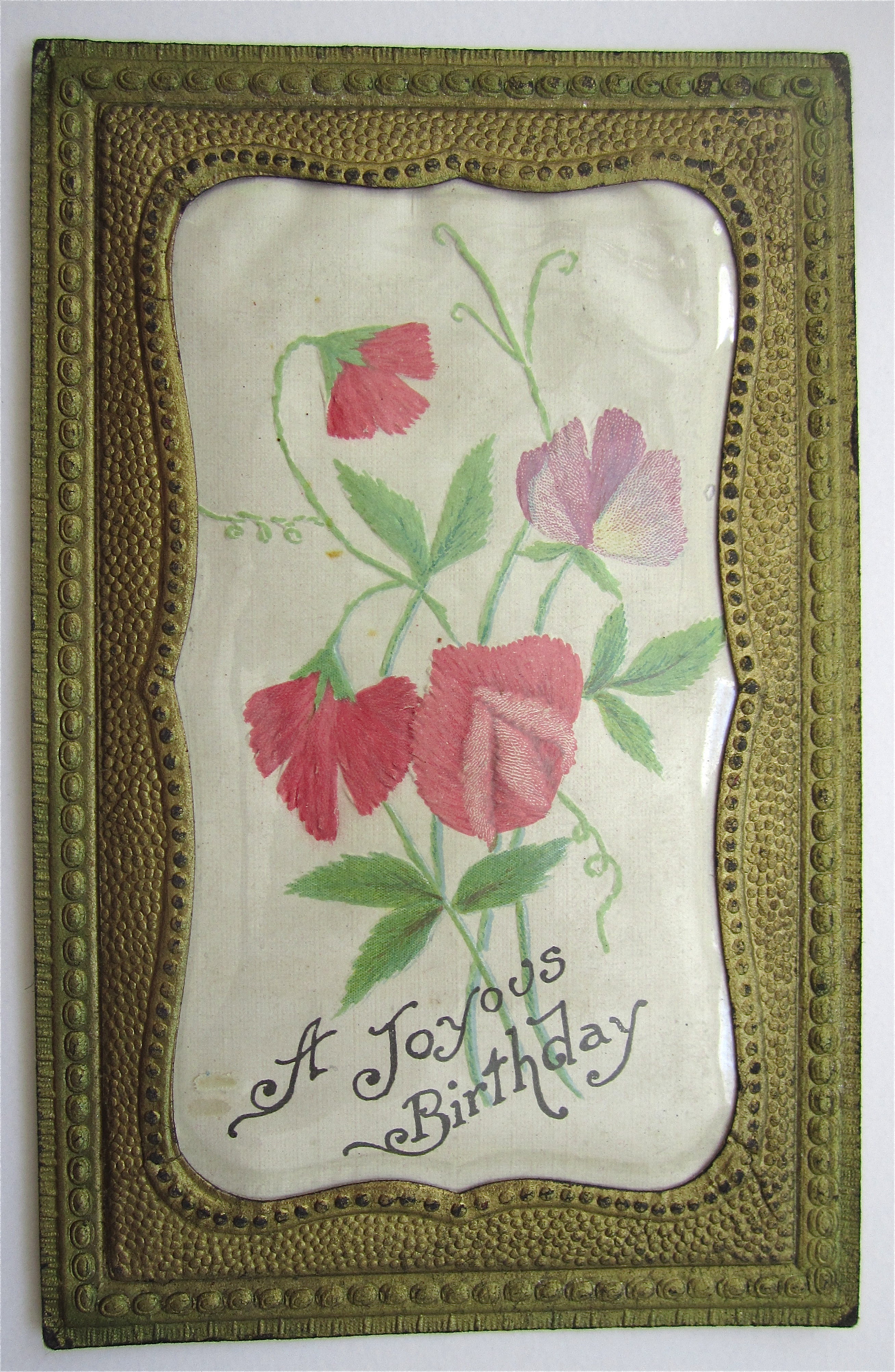Pink Flowers Postcard